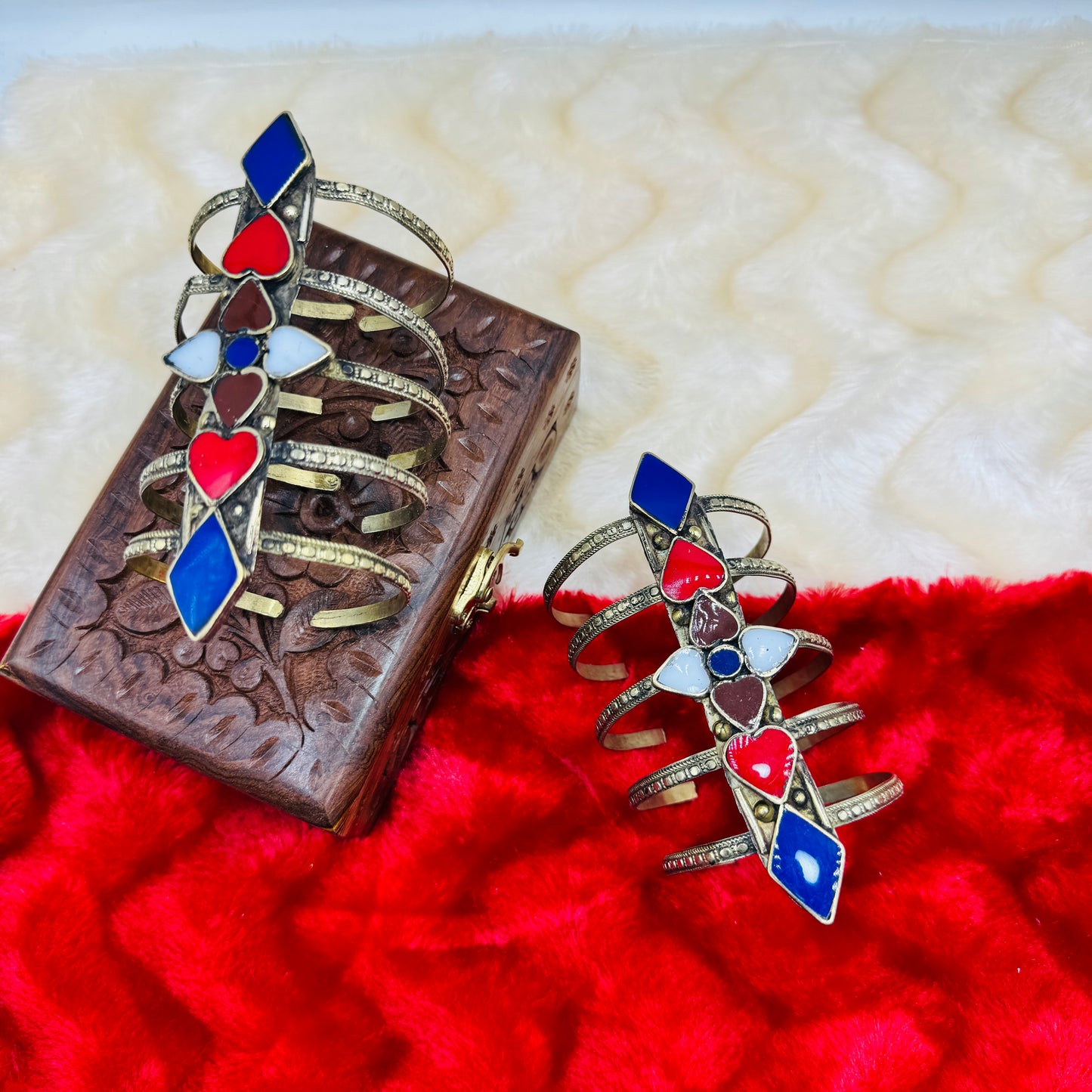 Afghani Antique Scorpion Style Long Bracelet