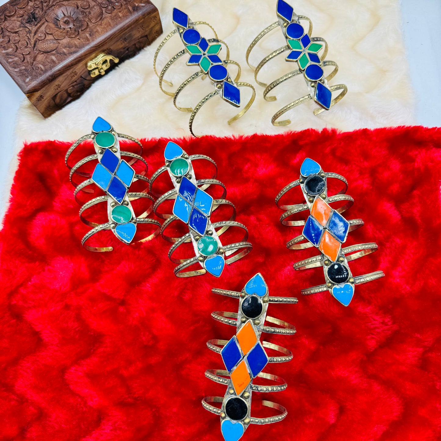 Afghani Antique Scorpion Style Long Bracelet