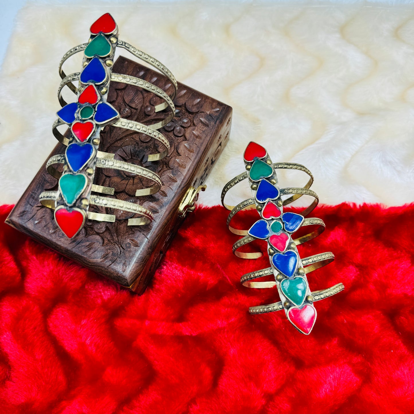 Afghani Antique Scorpion Style Long Bracelet