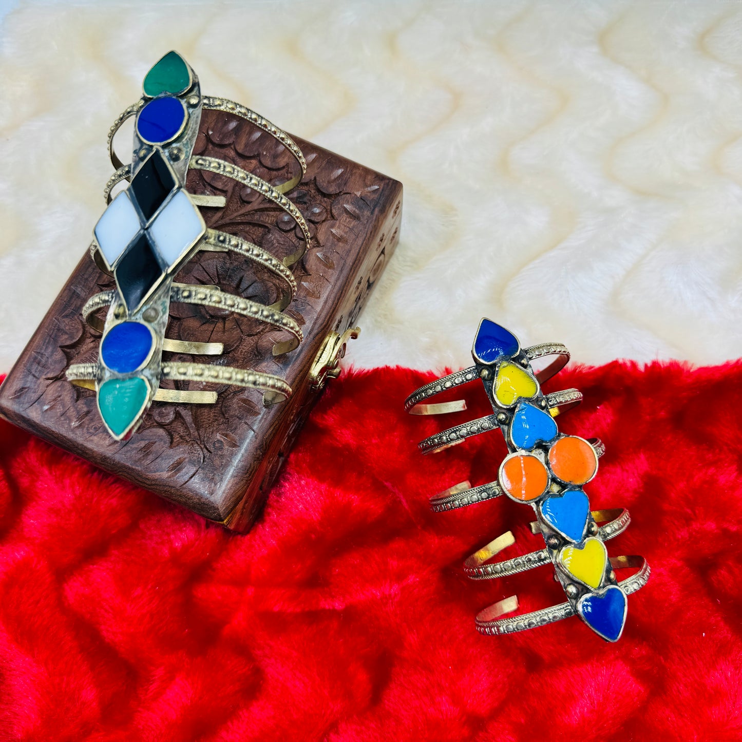 Afghani Antique Scorpion Style Long Bracelet
