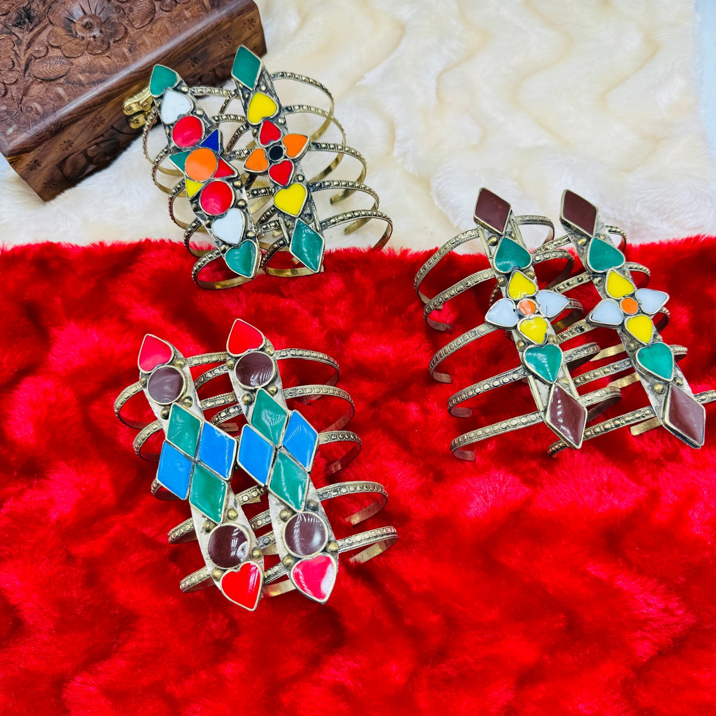Afghani Antique Scorpion Style Long Bracelet