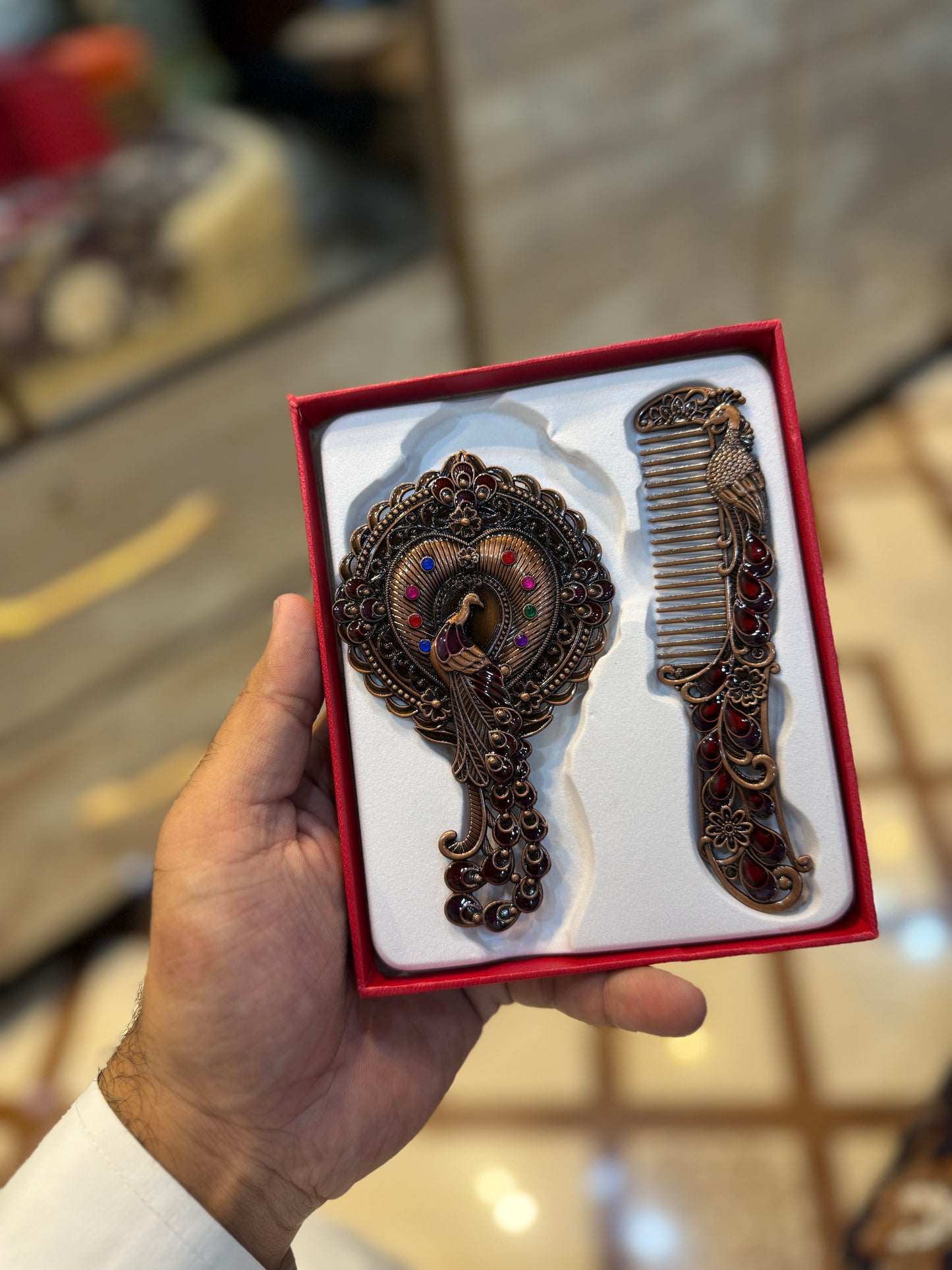Golden Mirror&Comb
