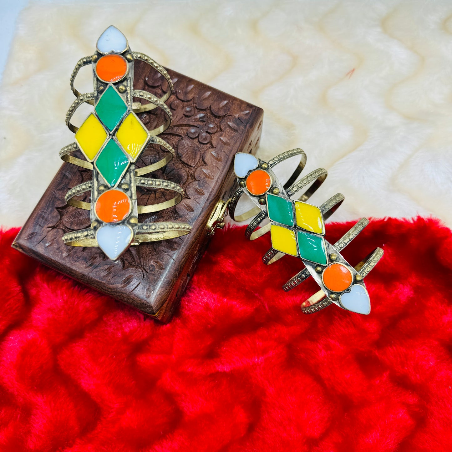 Afghani Antique Scorpion Style Long Bracelet