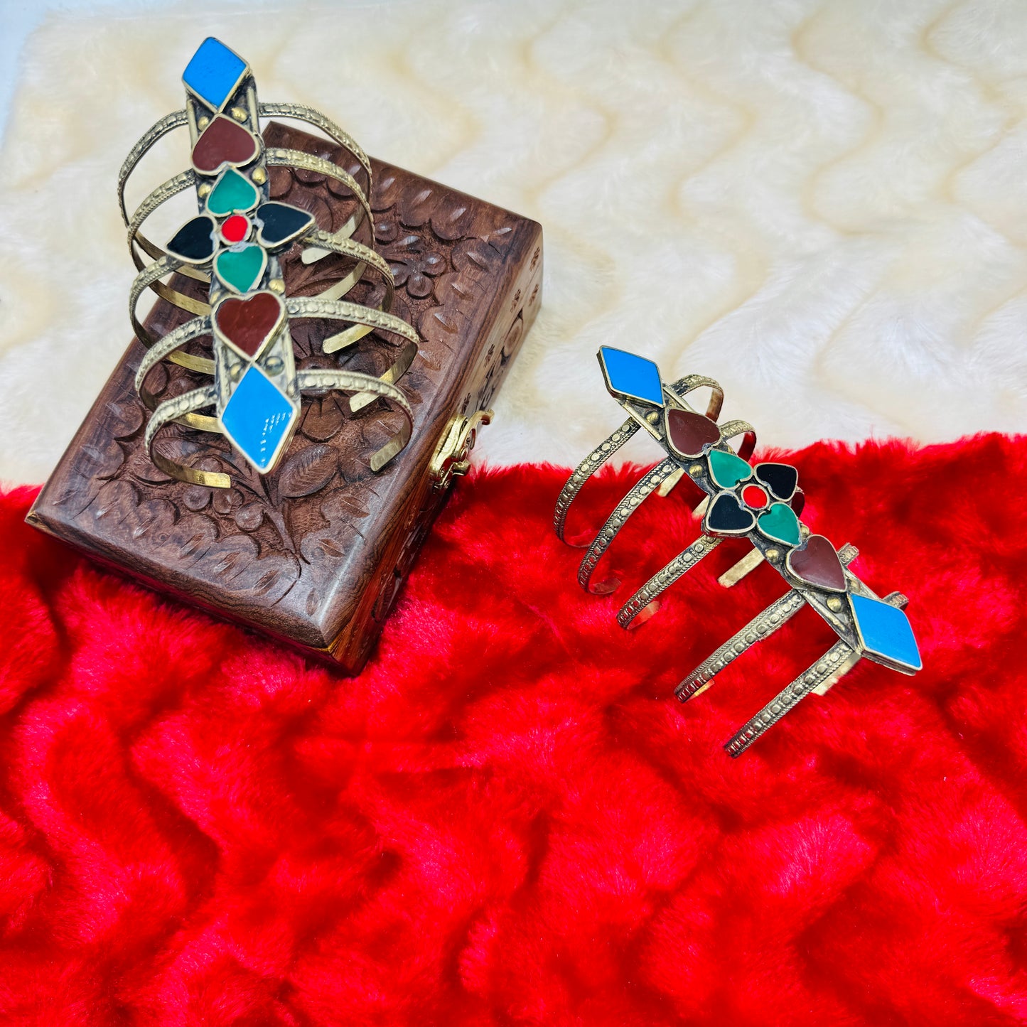 Afghani Antique Scorpion Style Long Bracelet