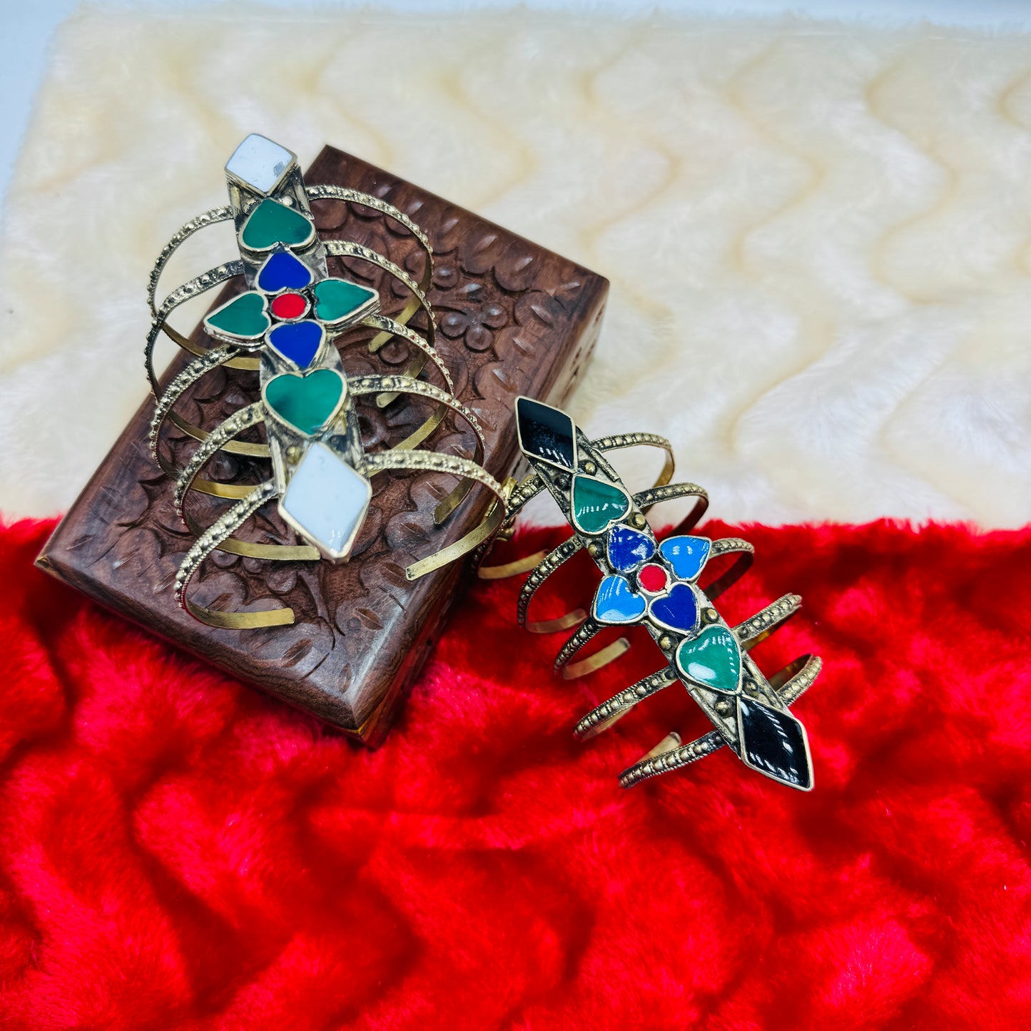 Afghani Antique Scorpion Style Long Bracelet