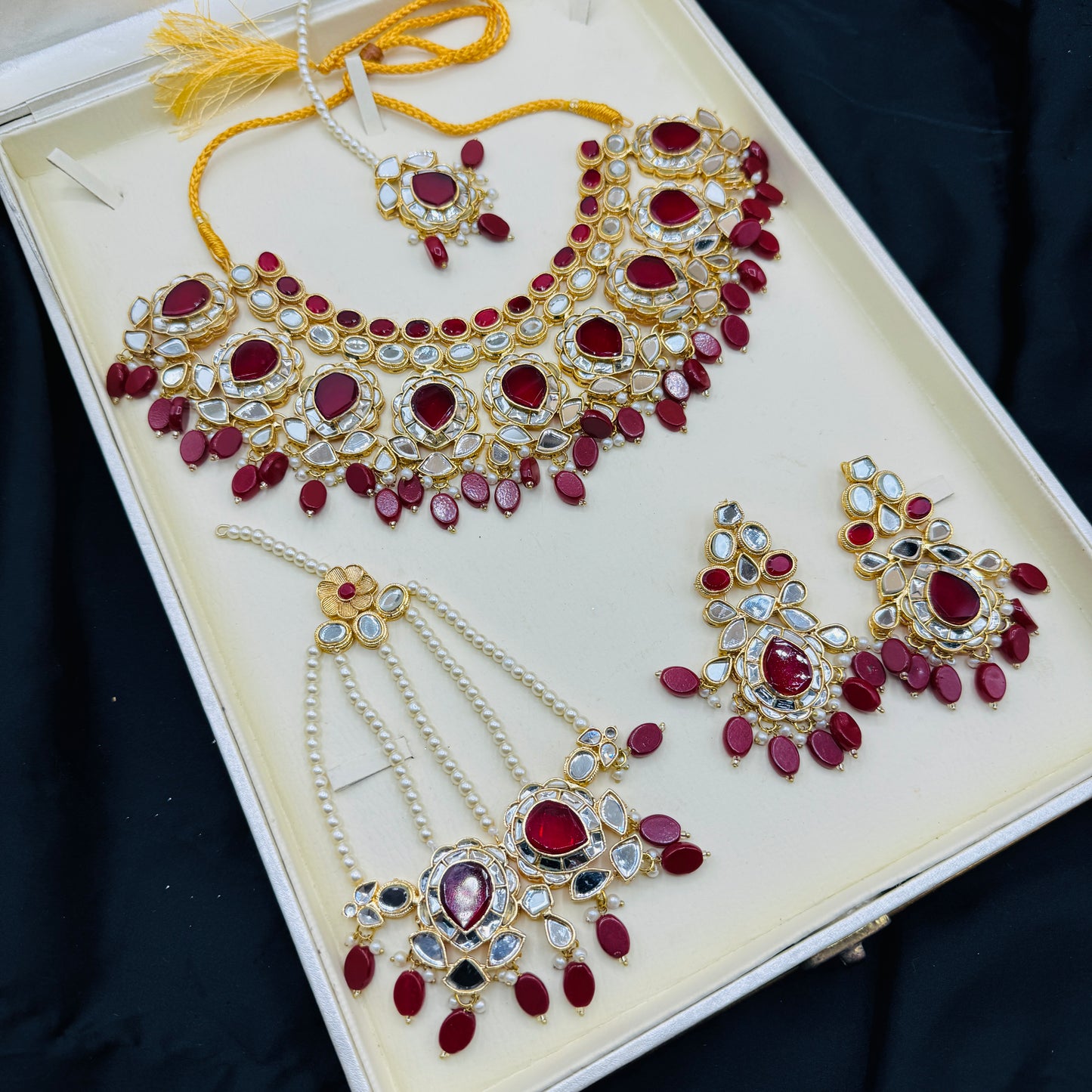 Beautiful Red Bridal Set