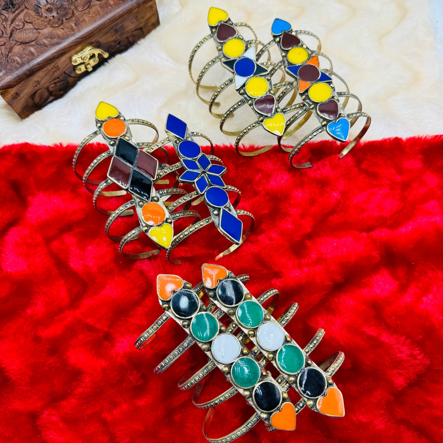 Afghani Antique Scorpion Style Long Bracelet