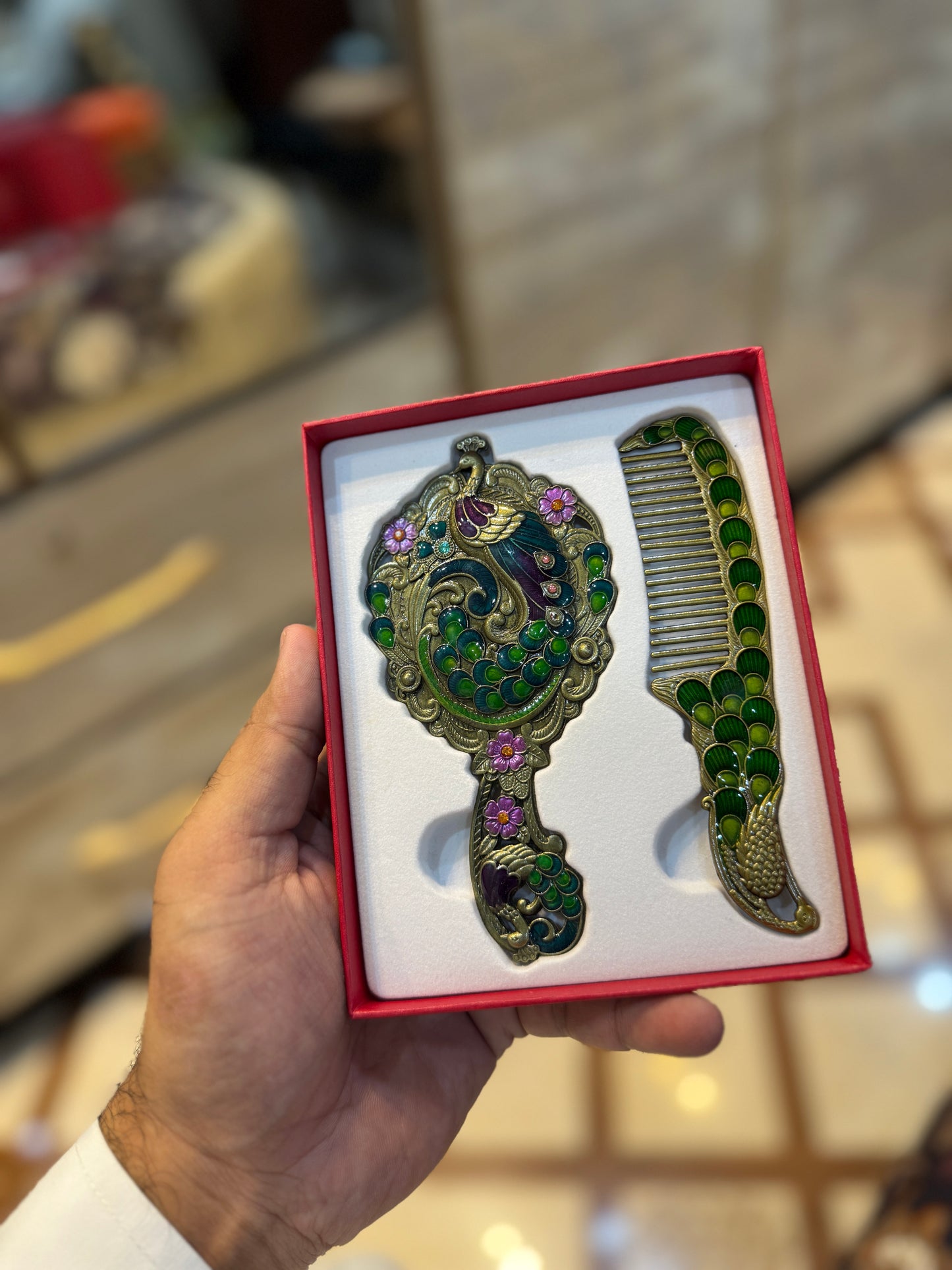 Golden Mirror&Comb