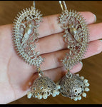 Peacock earrings