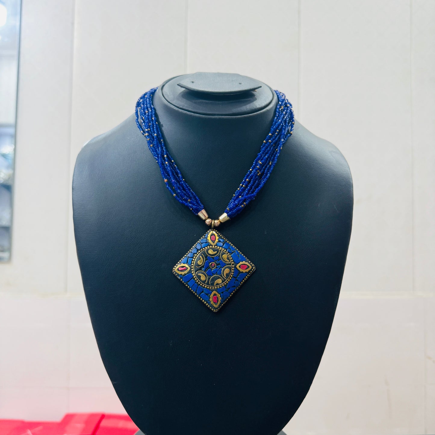 Beautiful indian beaded necklace