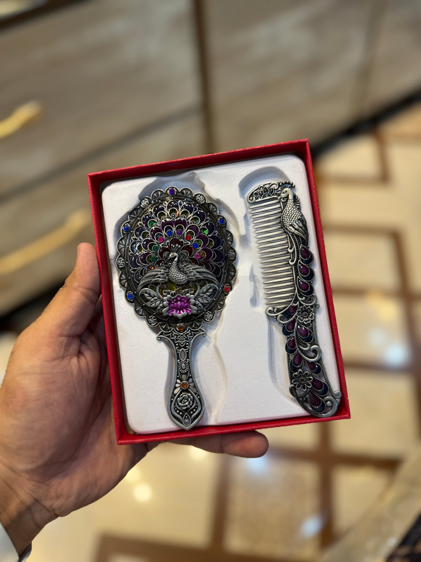 Golden Mirror&Comb
