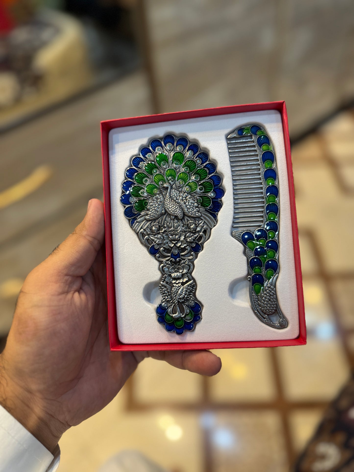 Golden Mirror&Comb