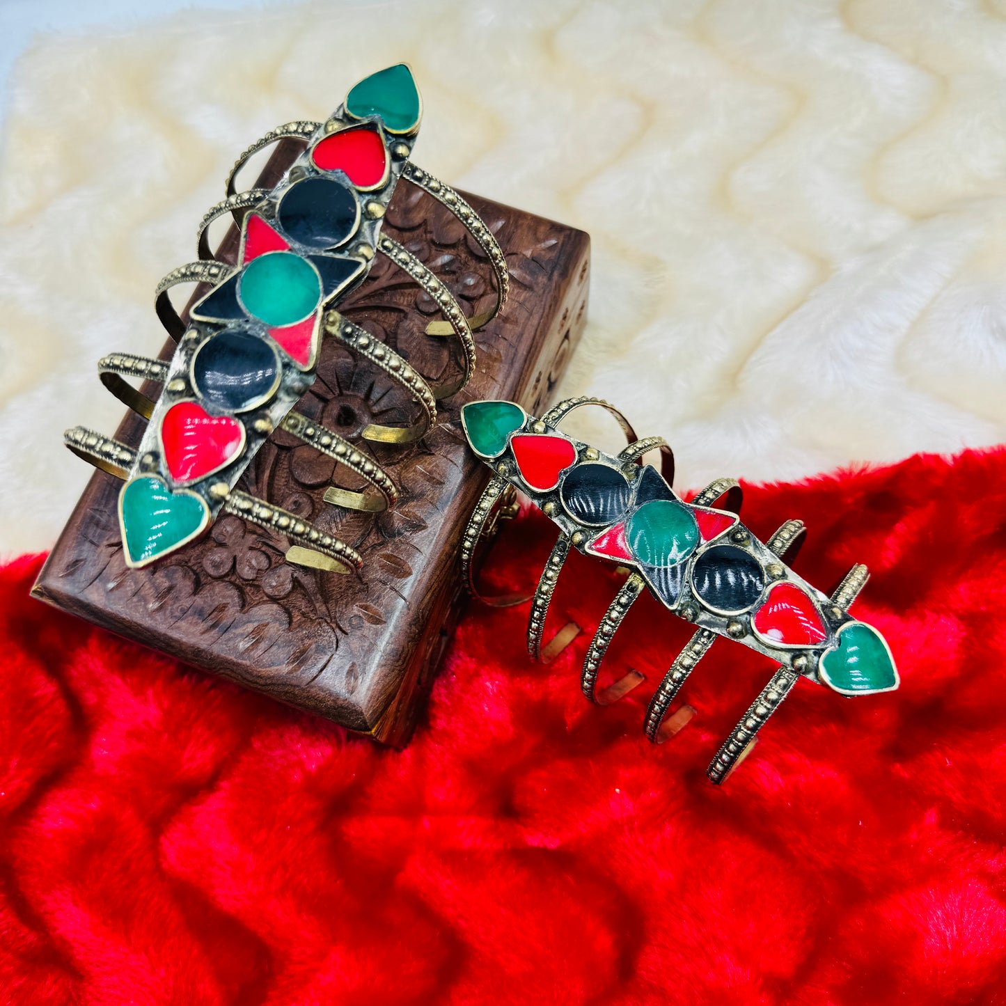 Afghani Antique Scorpion Style Long Bracelet