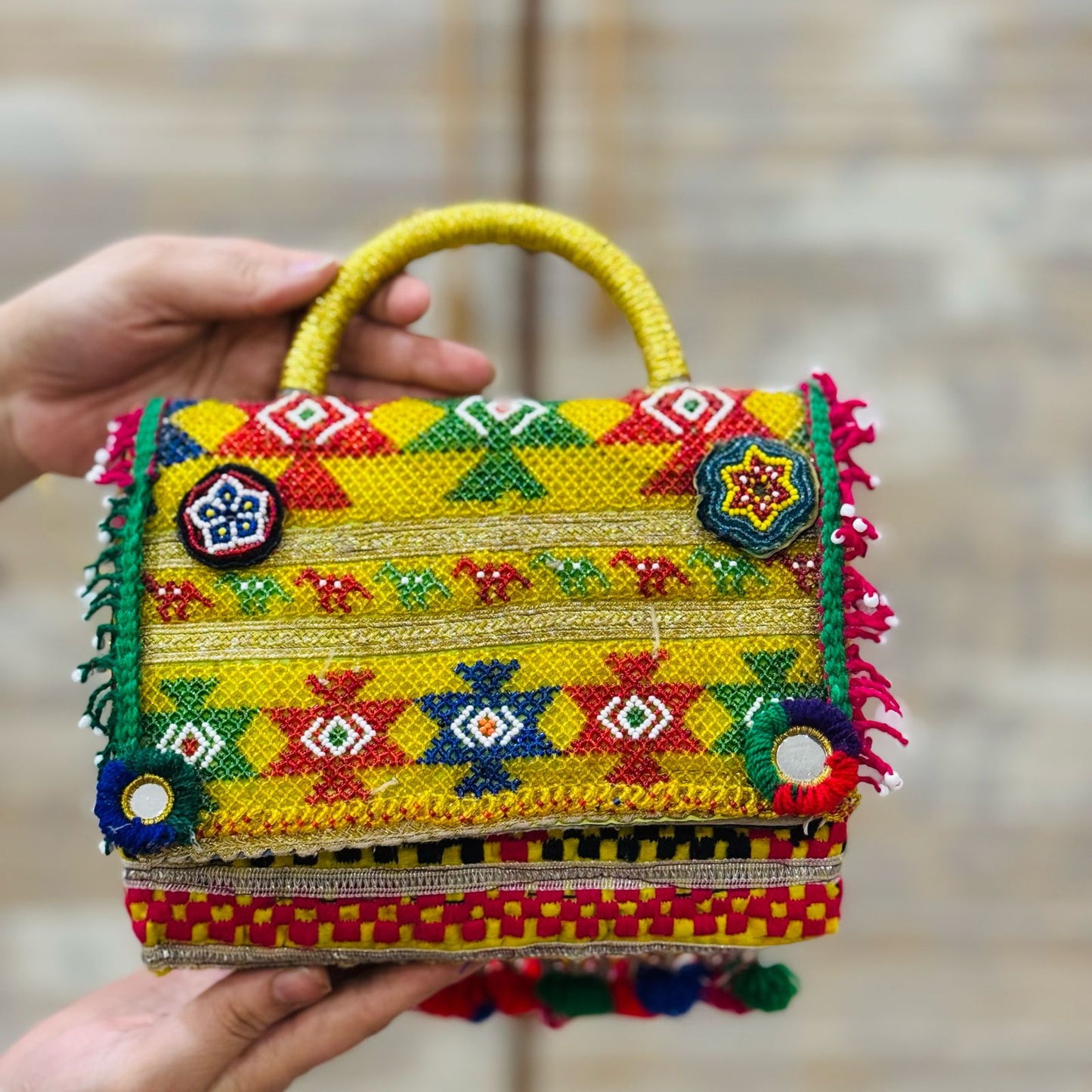 Vintage Afghani Handmade Bag