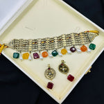 Antique Choker With Real Beads