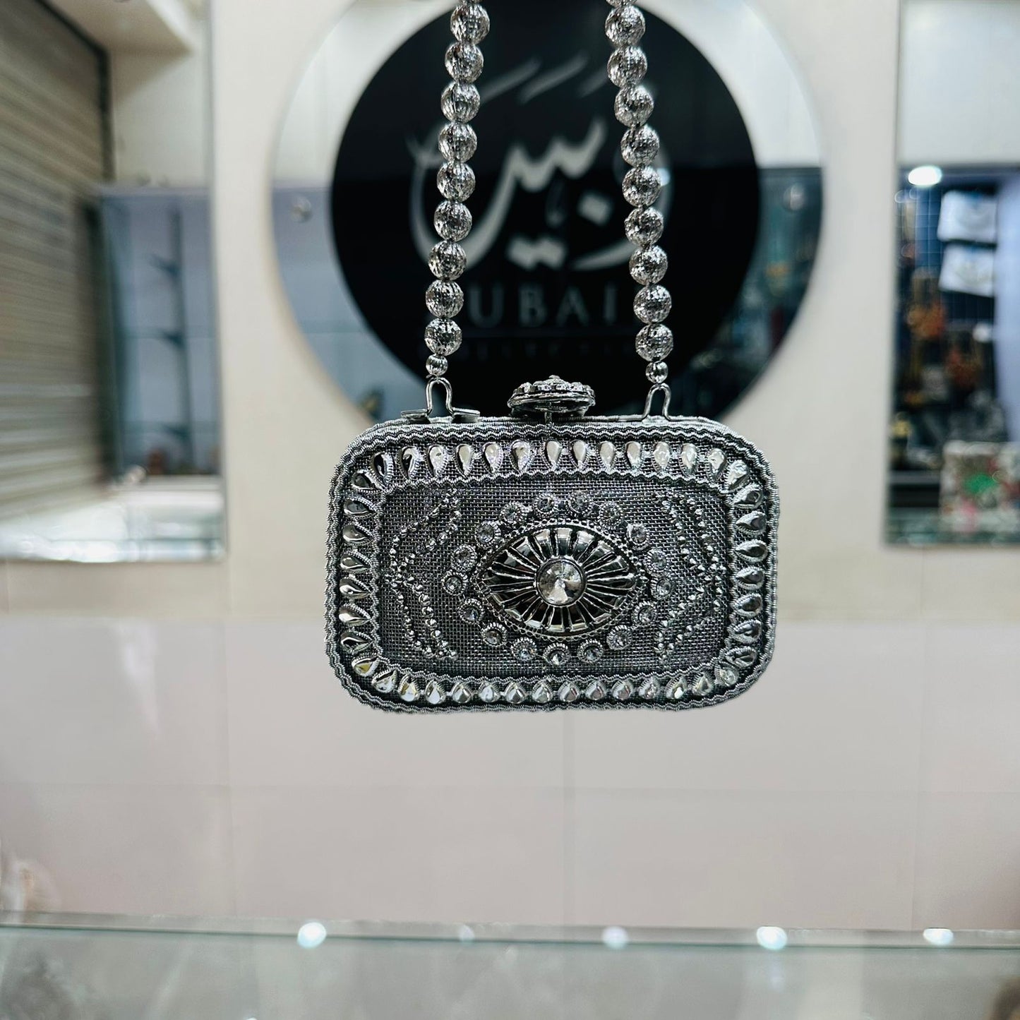 Luxury Silver Heer Collection Clutch- Design 4