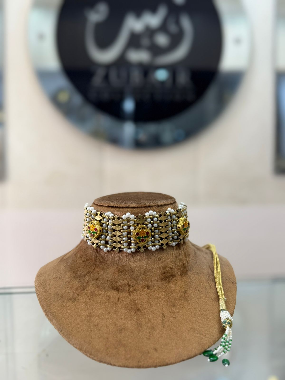 Afghani Choker Set_New Designer