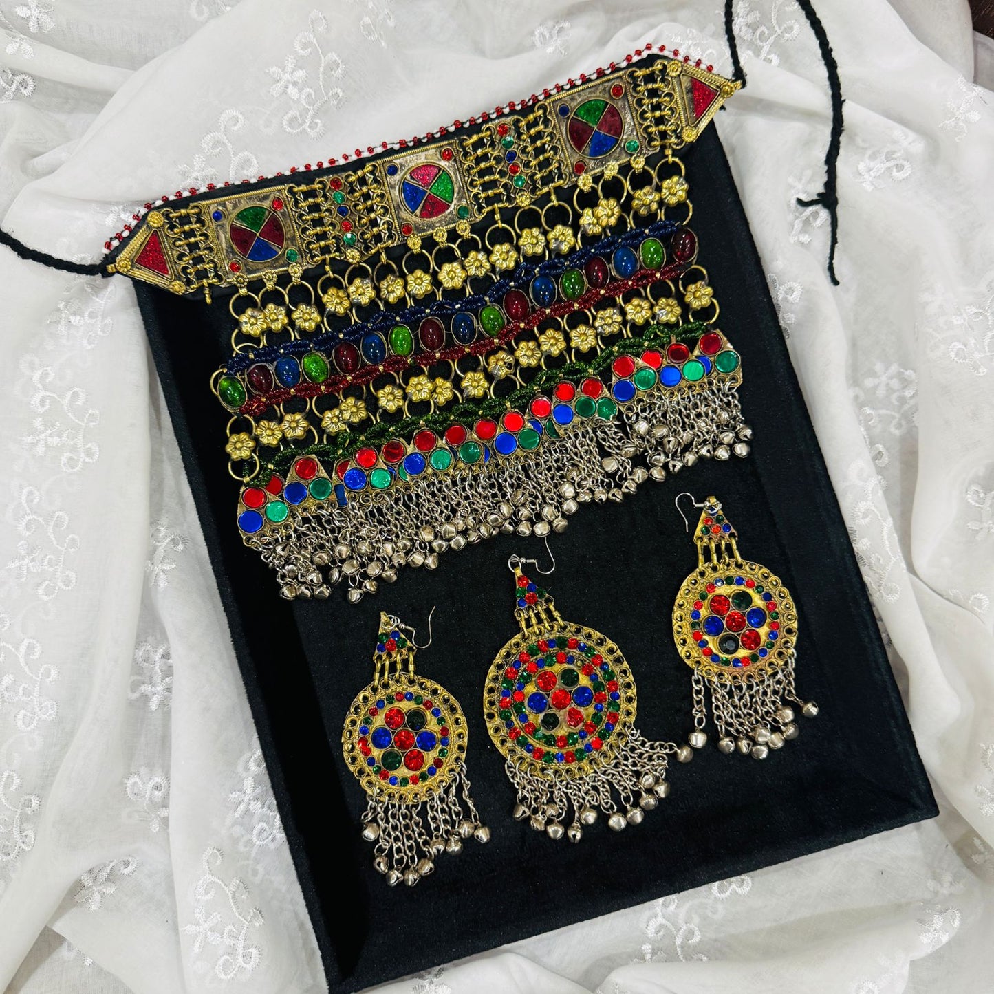 Afghani Multi Choker Set_New Design