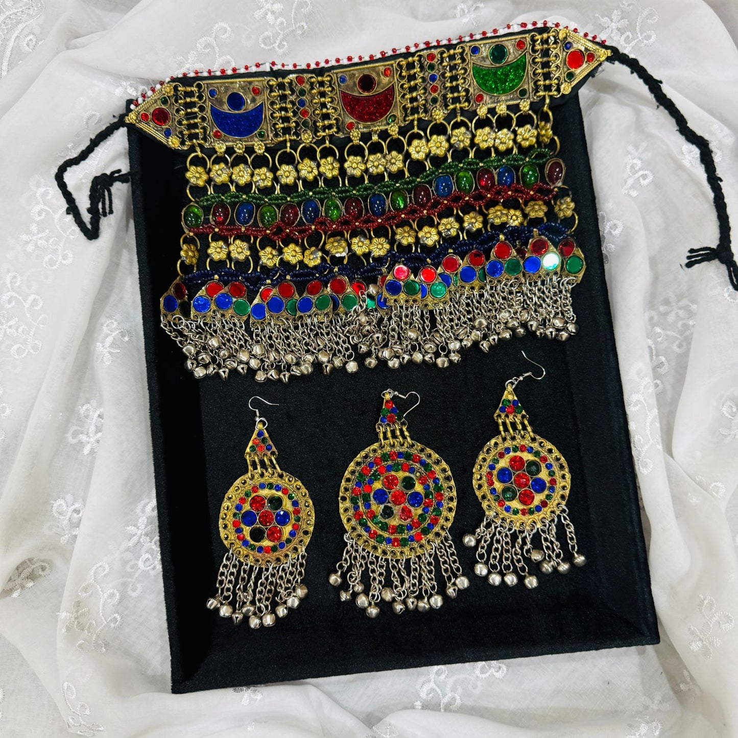 Afghani Multi Choker Set_New Design