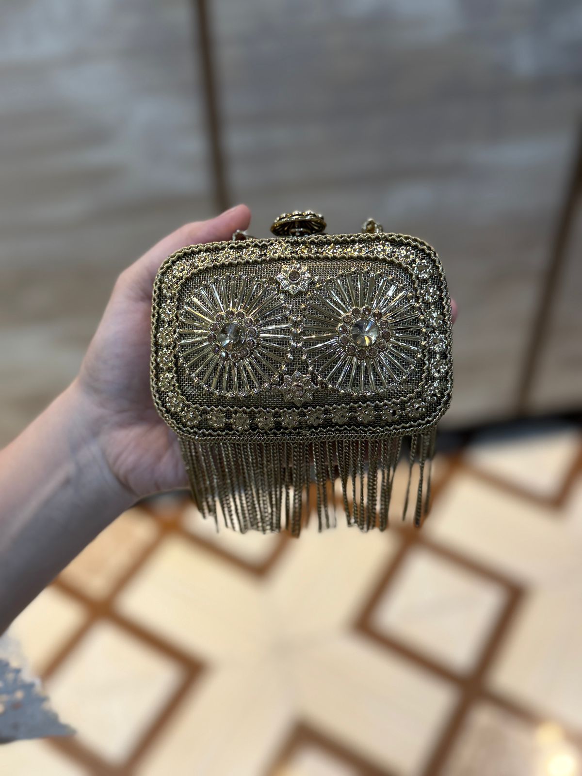 Luxury Golden Heer Collection Clutch- Design 1