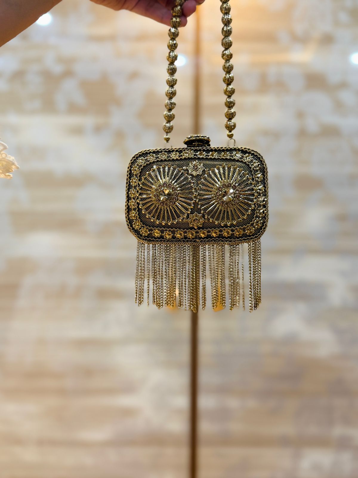 Luxury Golden Heer Collection Clutch- Design 1