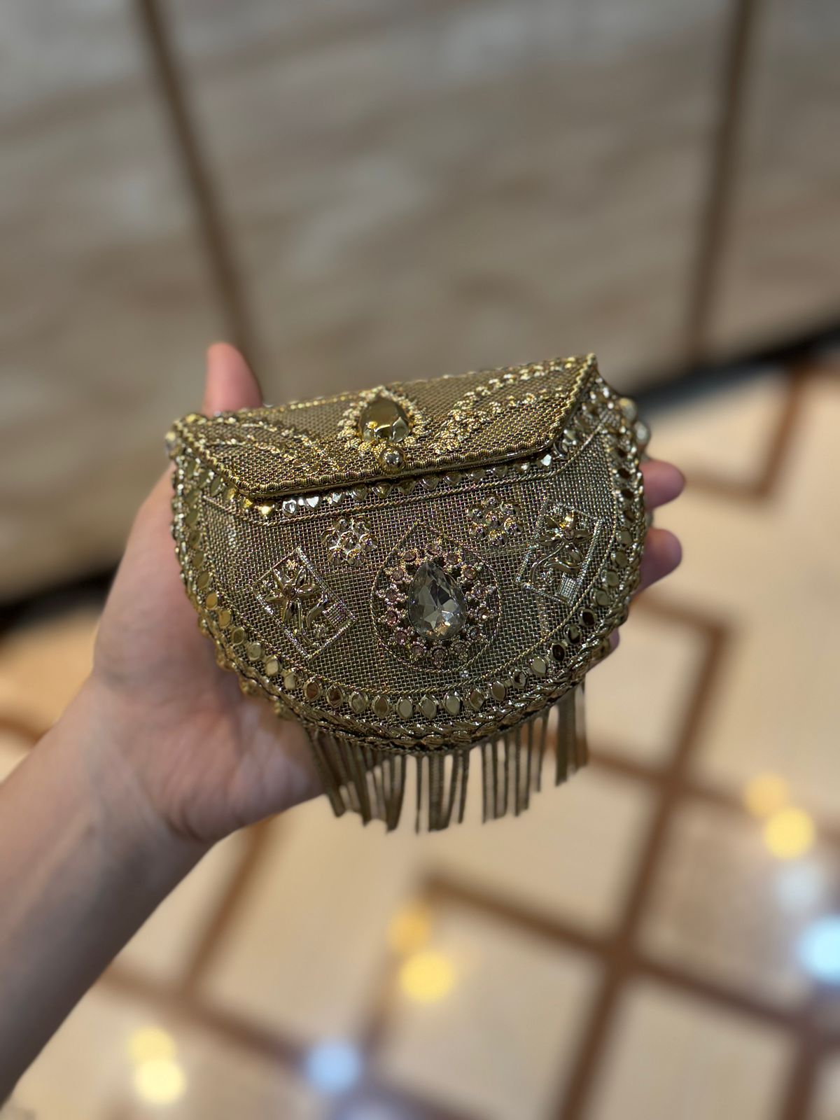 Luxury Golden Heer Collection Clutch- Design 2