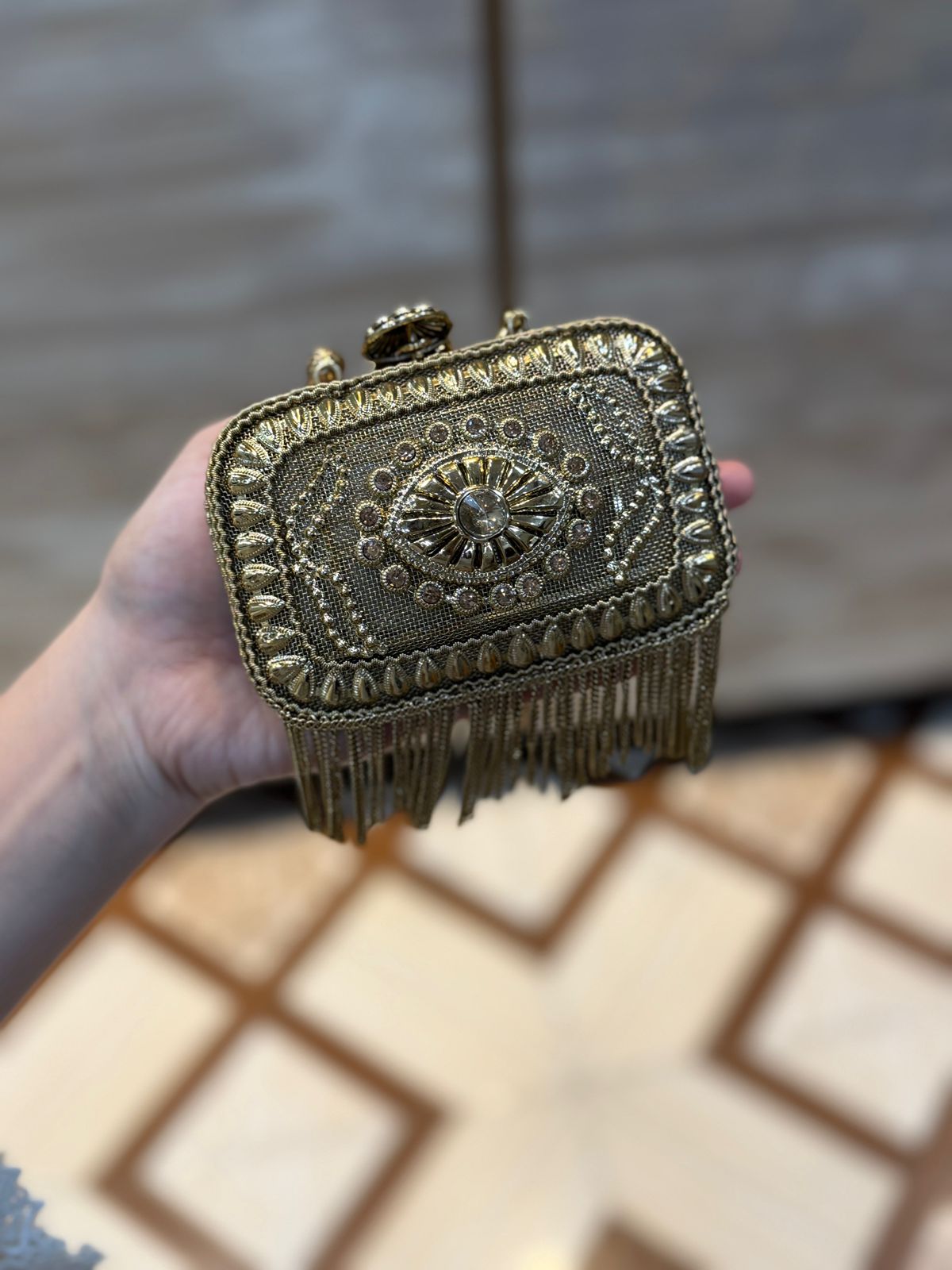 Luxury Golden Heer Collection Clutch- Design 4