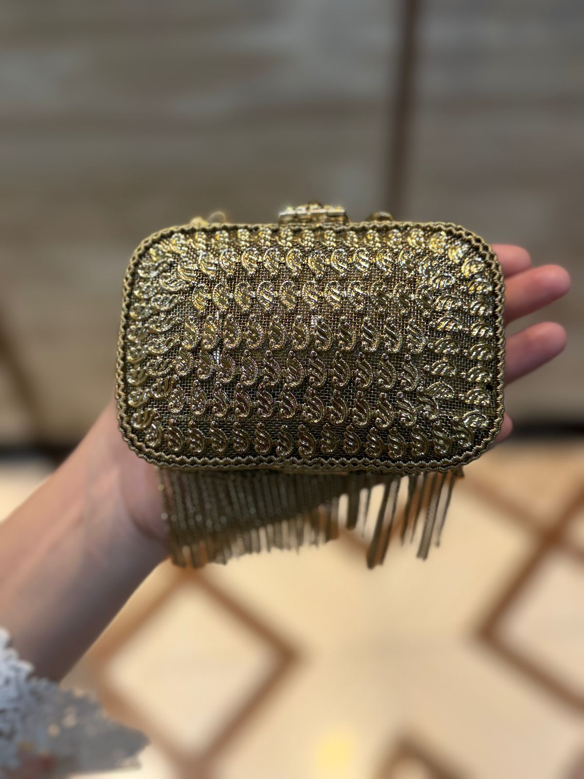 Luxury Golden Heer Collection Clutch- Design 4