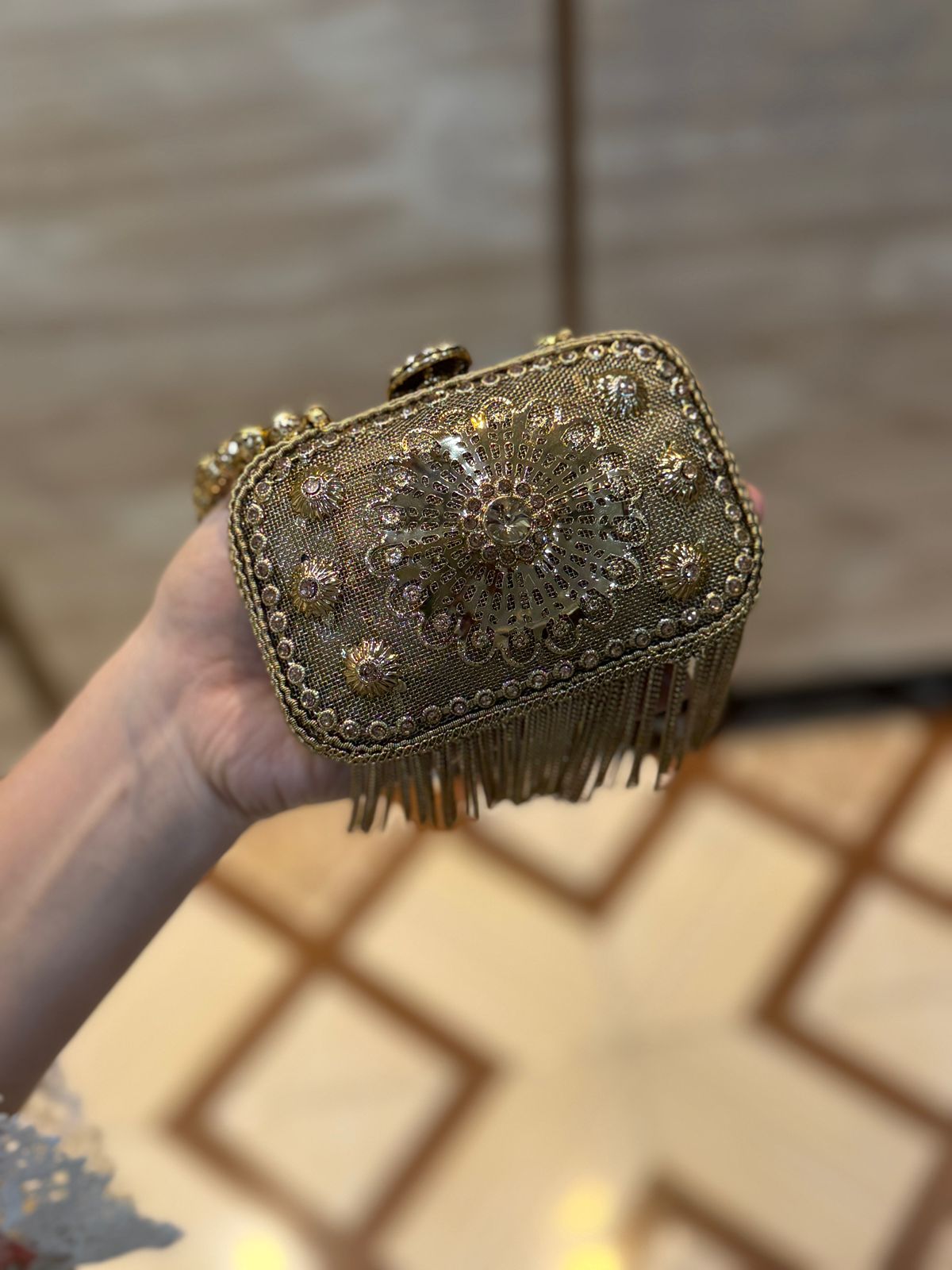 Luxury Golden Heer Collection Clutch- Design 6
