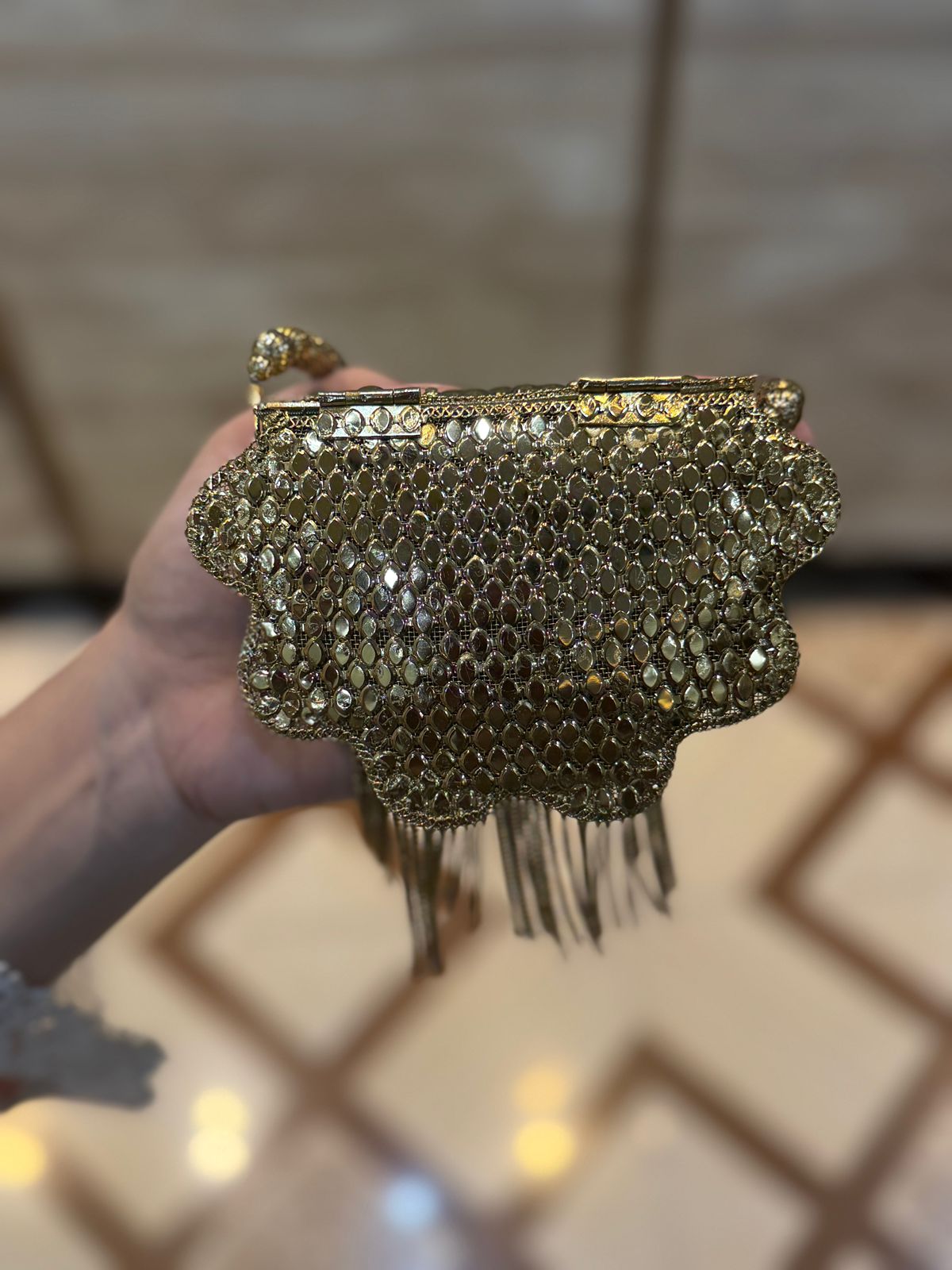 Luxury Golden Heer Collection Clutch- Design 7