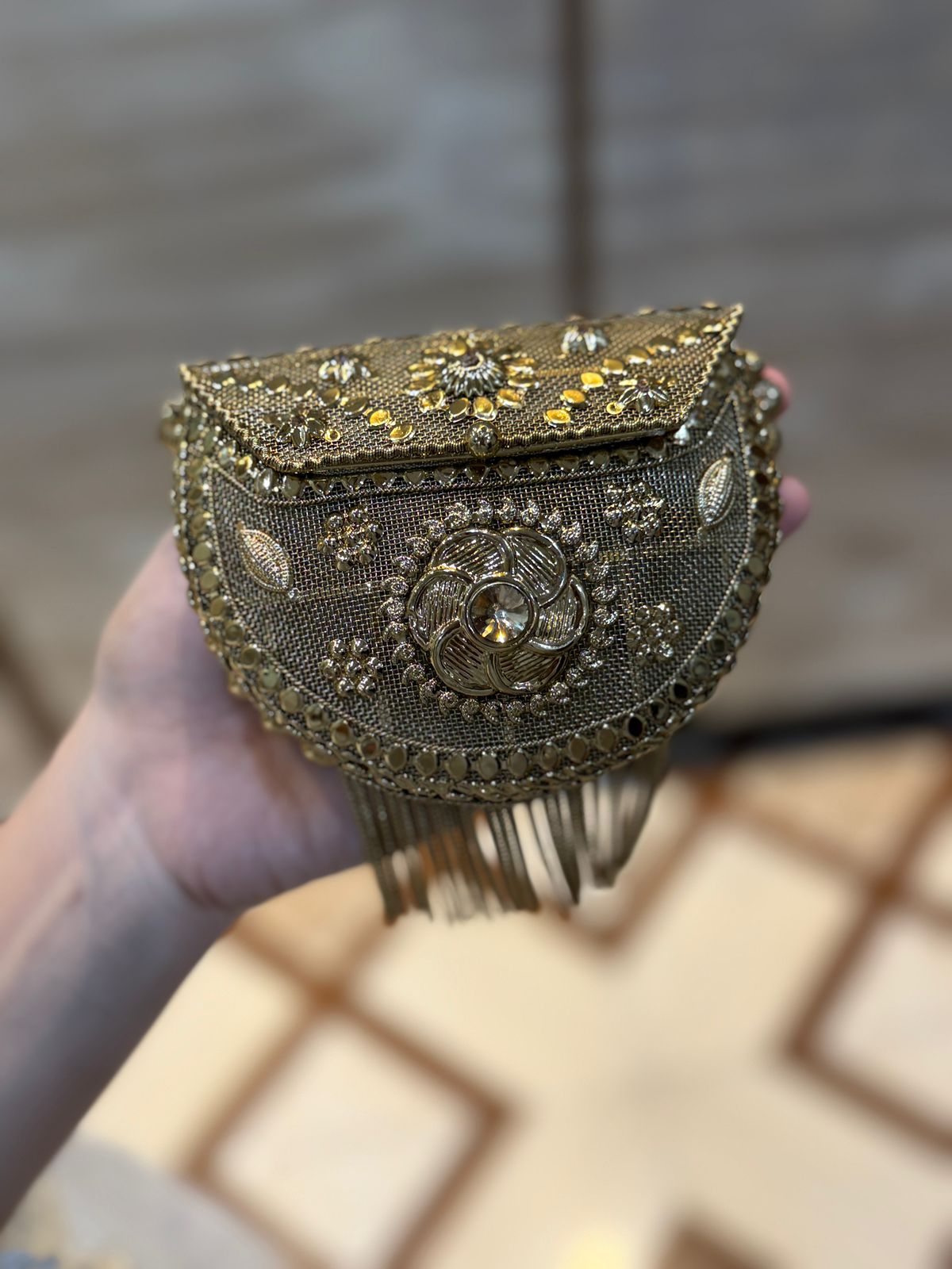 Luxury Golden Heer Collection Clutch- Design 10