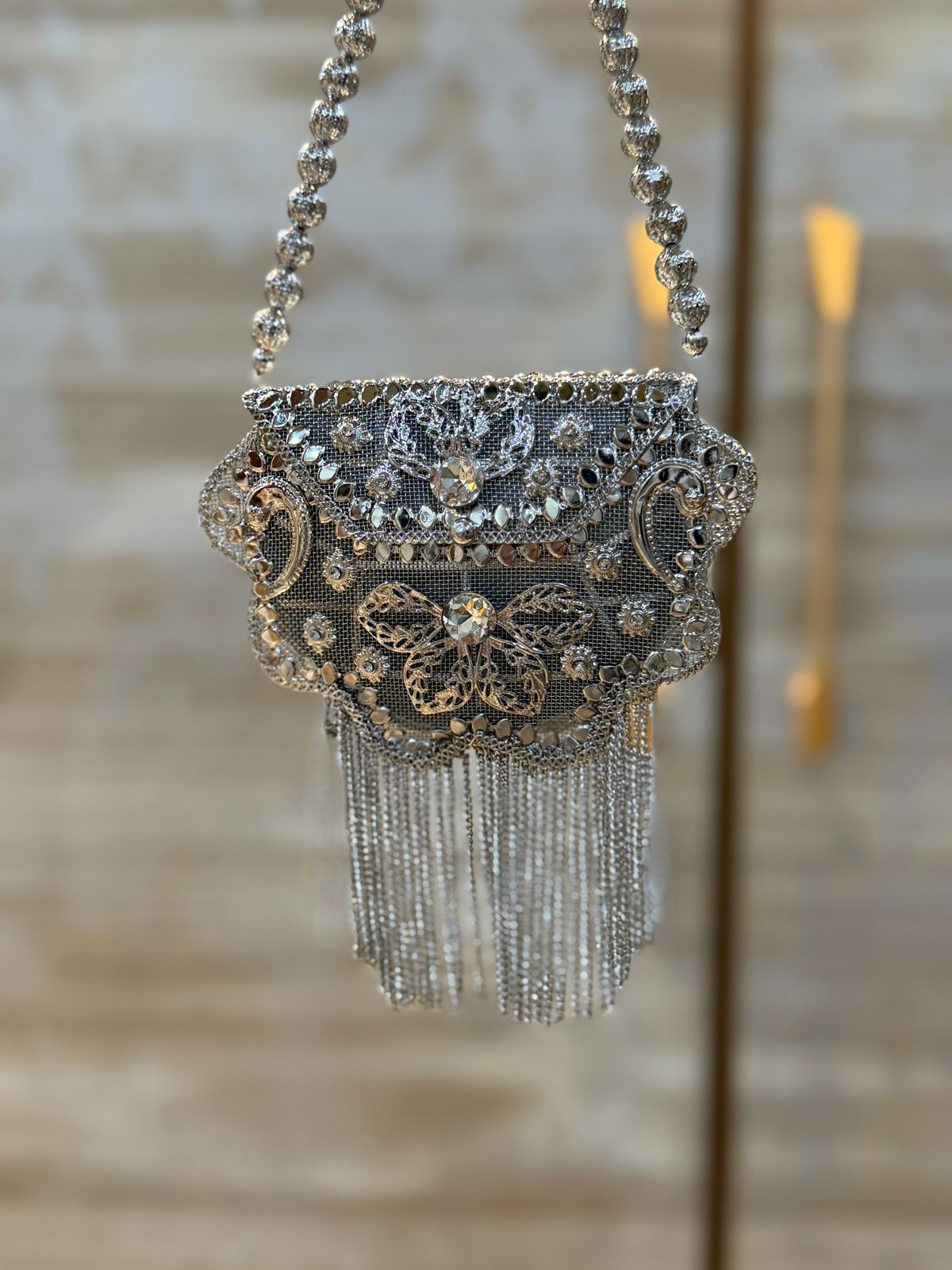 Luxury Silver Heer Collection Clutch- Design 7