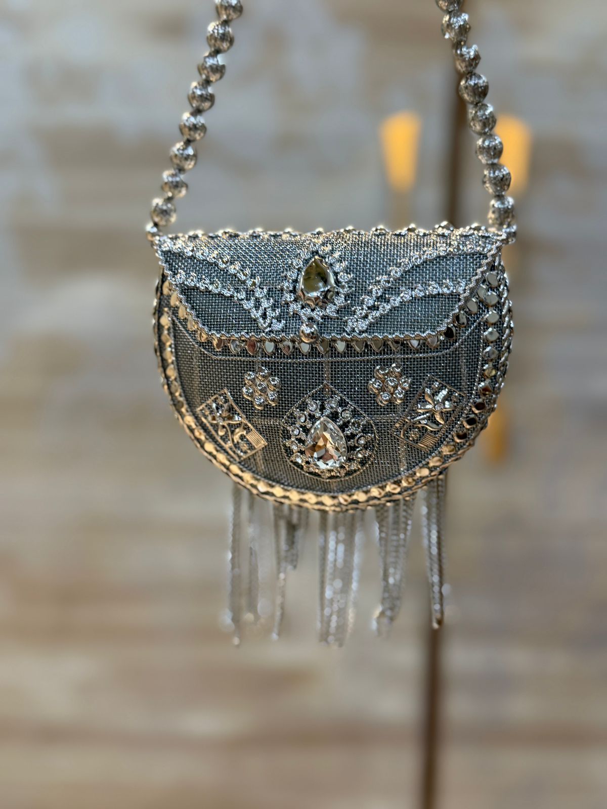 Luxury Silver Heer Collection Clutch- Design 8