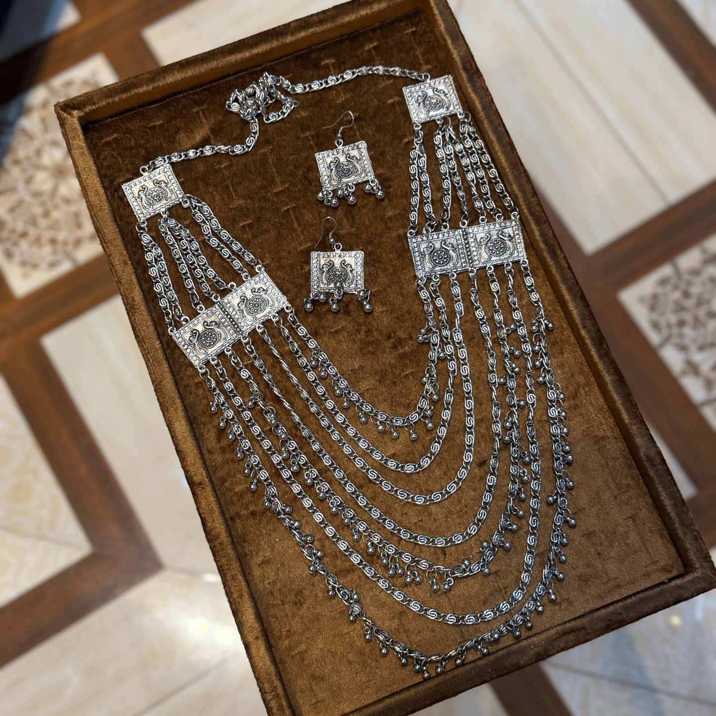 Indian Oxidized Mala_New Design