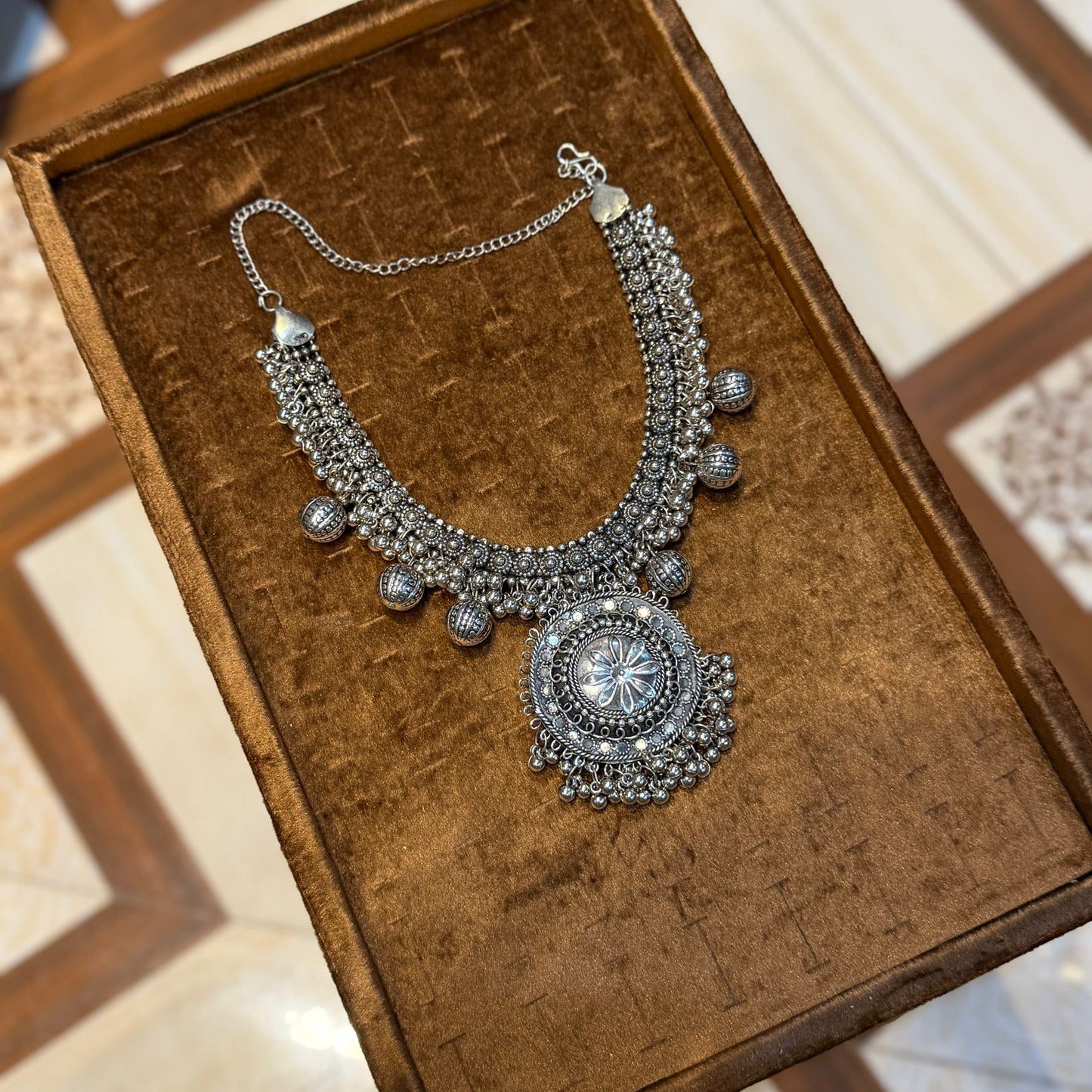 Indian Oxidized Mala_New Design