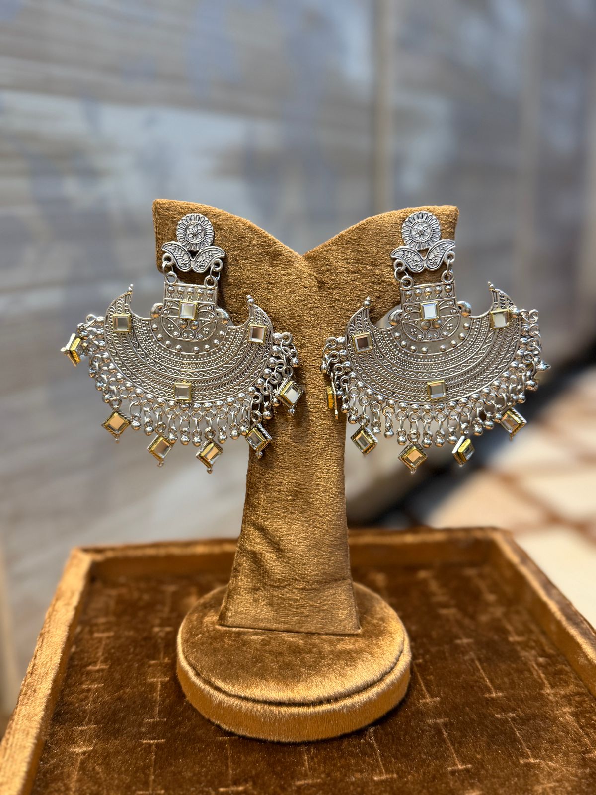 Indian Oxidized EarRings