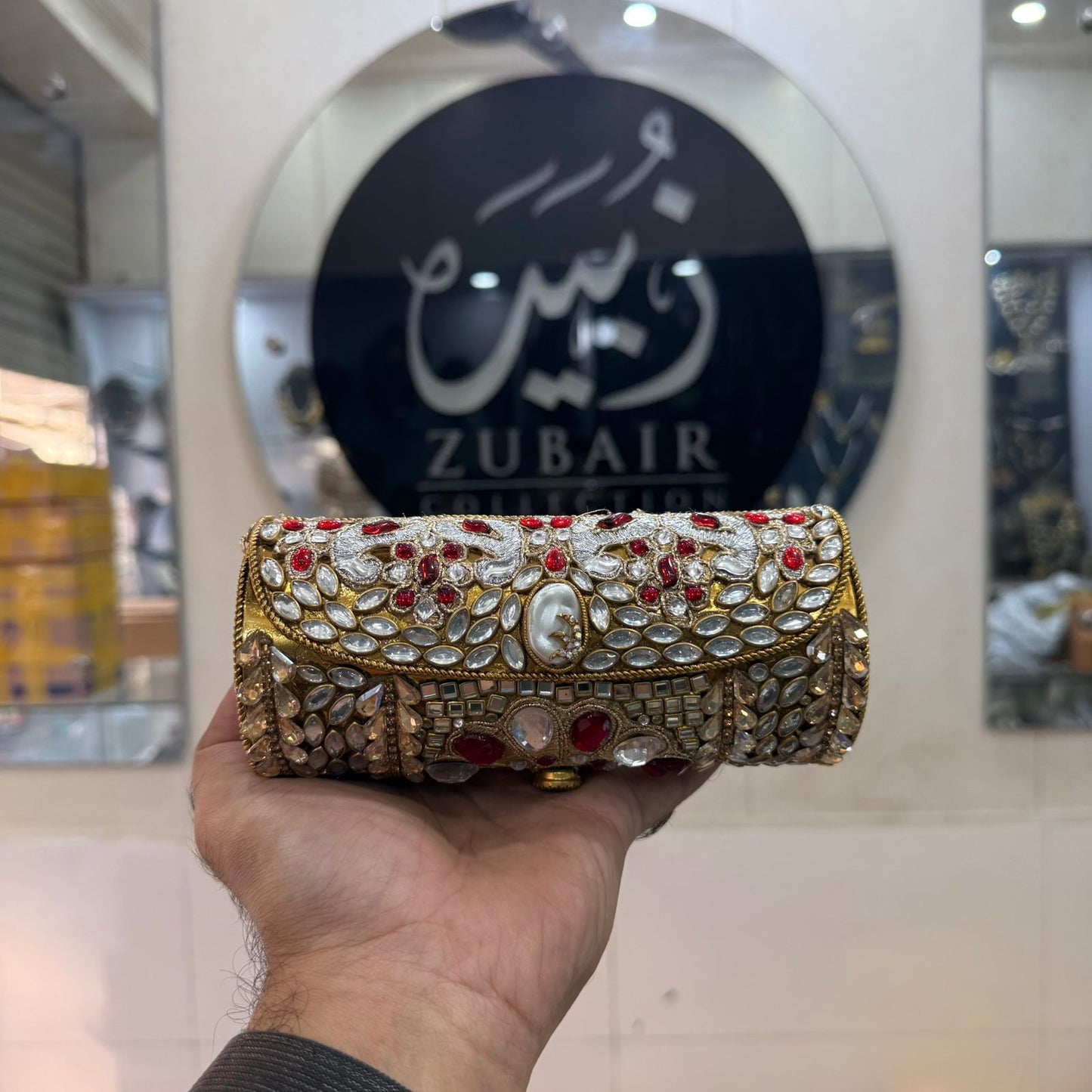 Luxury Kundan Clutch_Large Size