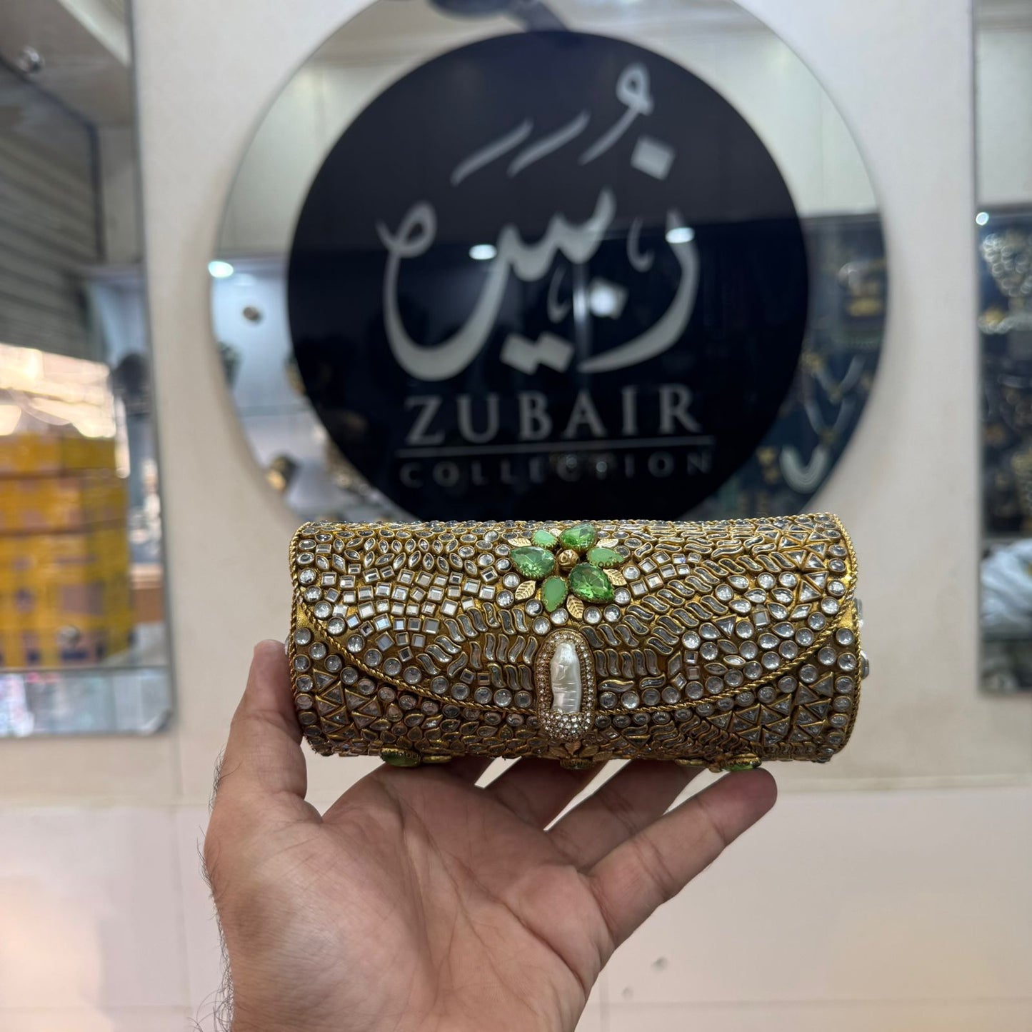 Luxury Kundan Clutch_Large Size