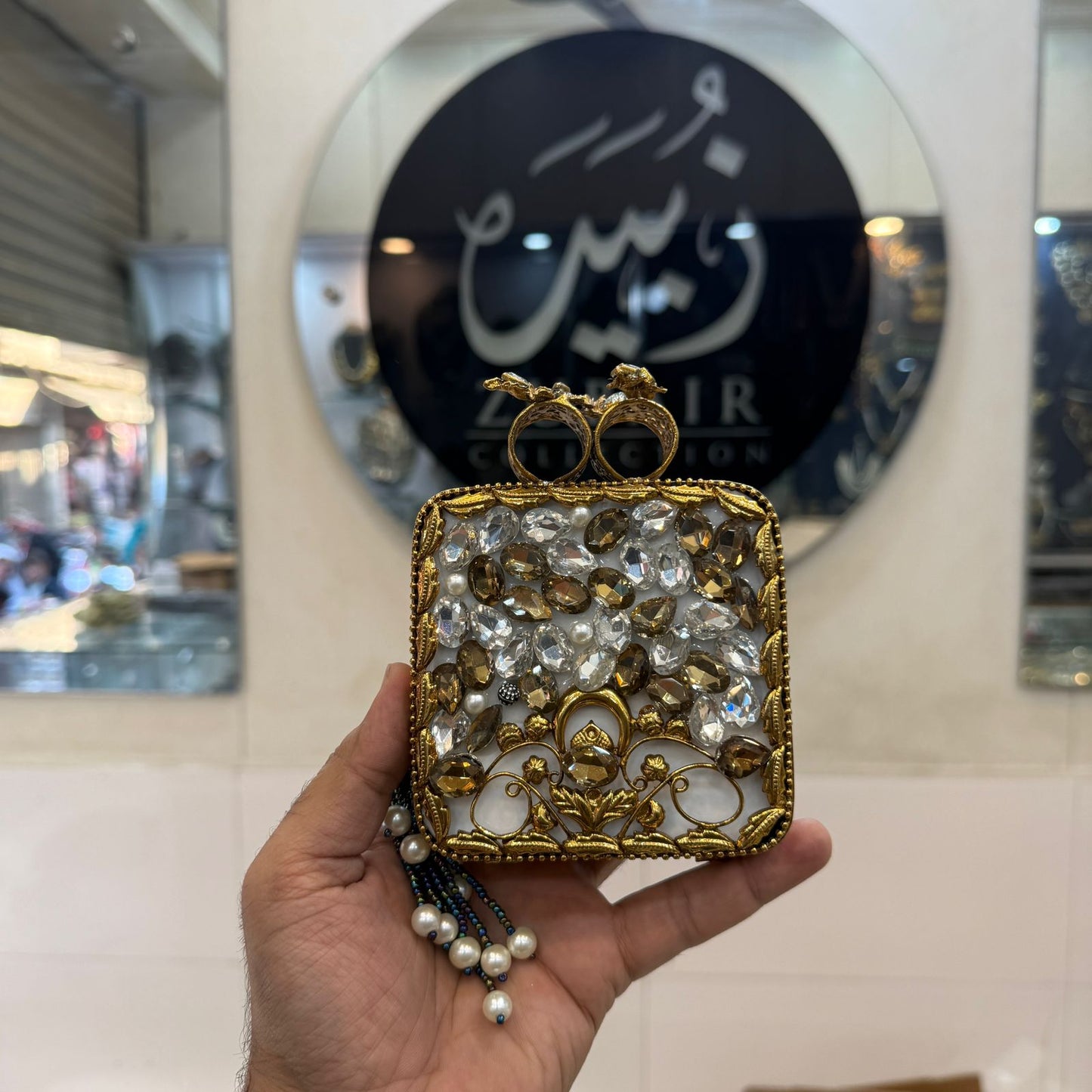 Turkish_Kundan Designer Clutch_New Design 24