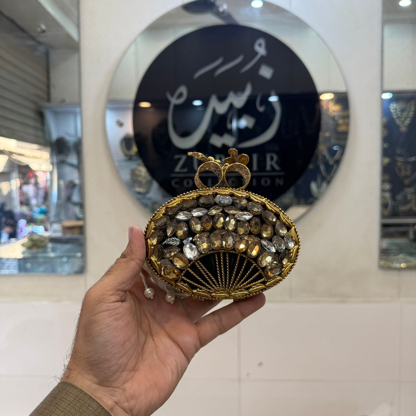 Turkish_Kundan Designer Clutch_New Design 25