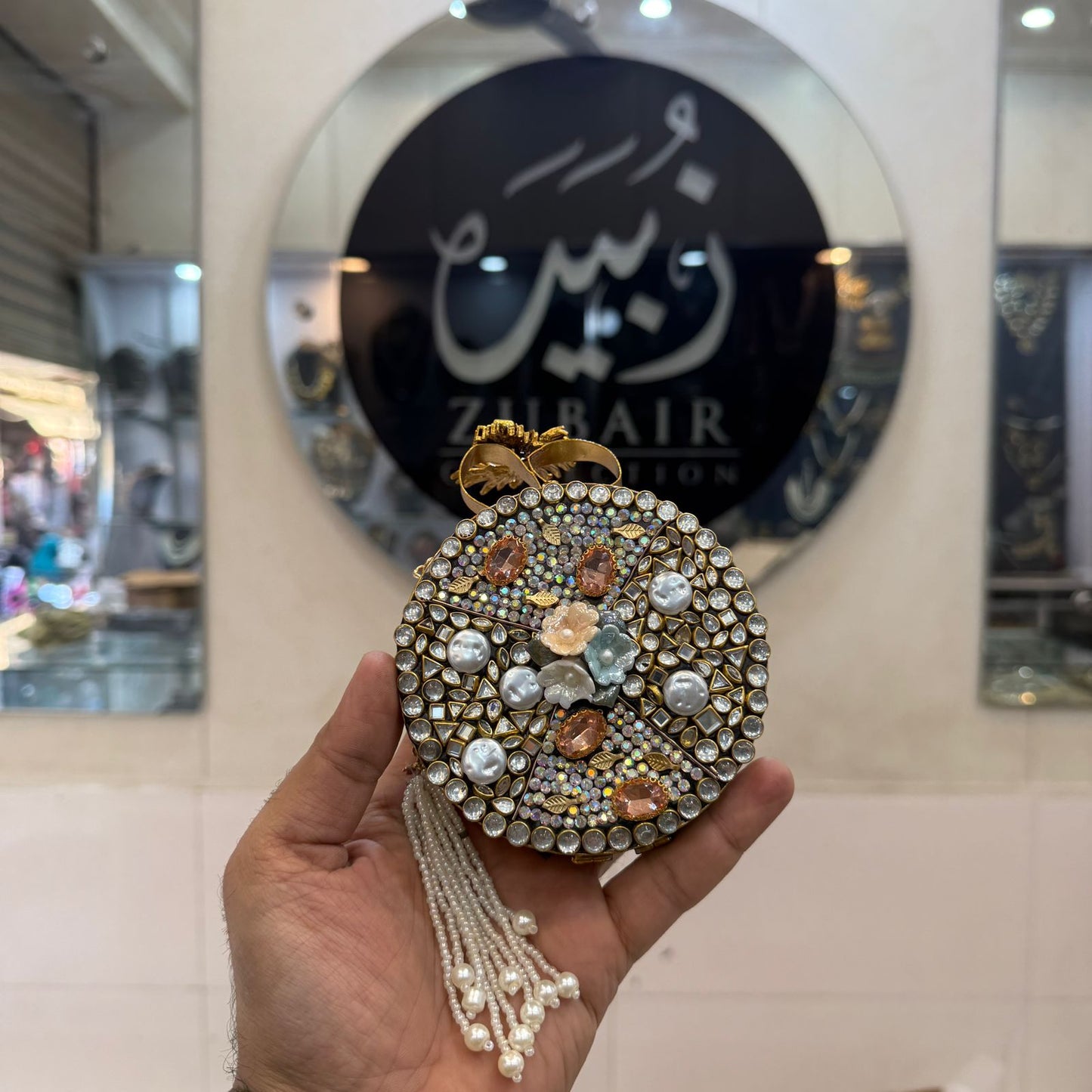 Turkish_Kundan Designer Clutch_New Design 27