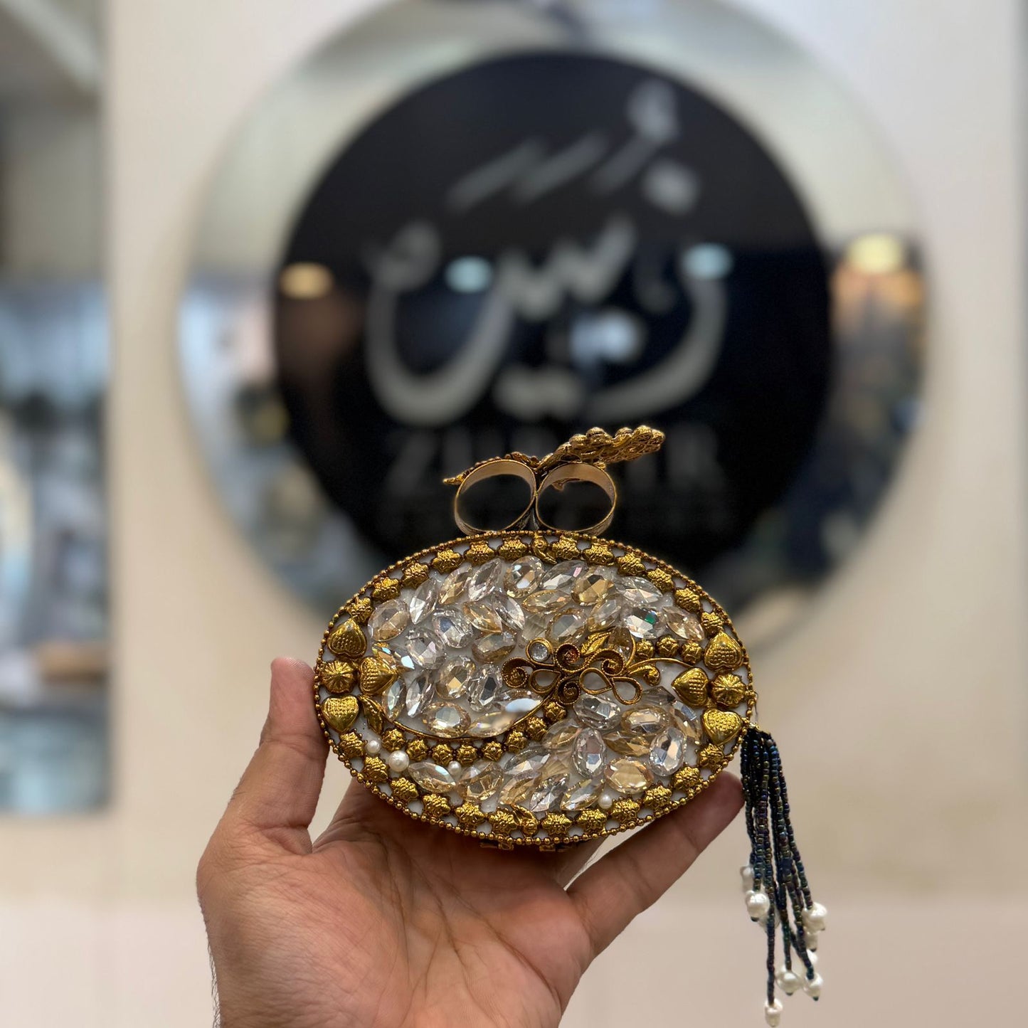 Turkish_Kundan Designer Clutch_New Design 38