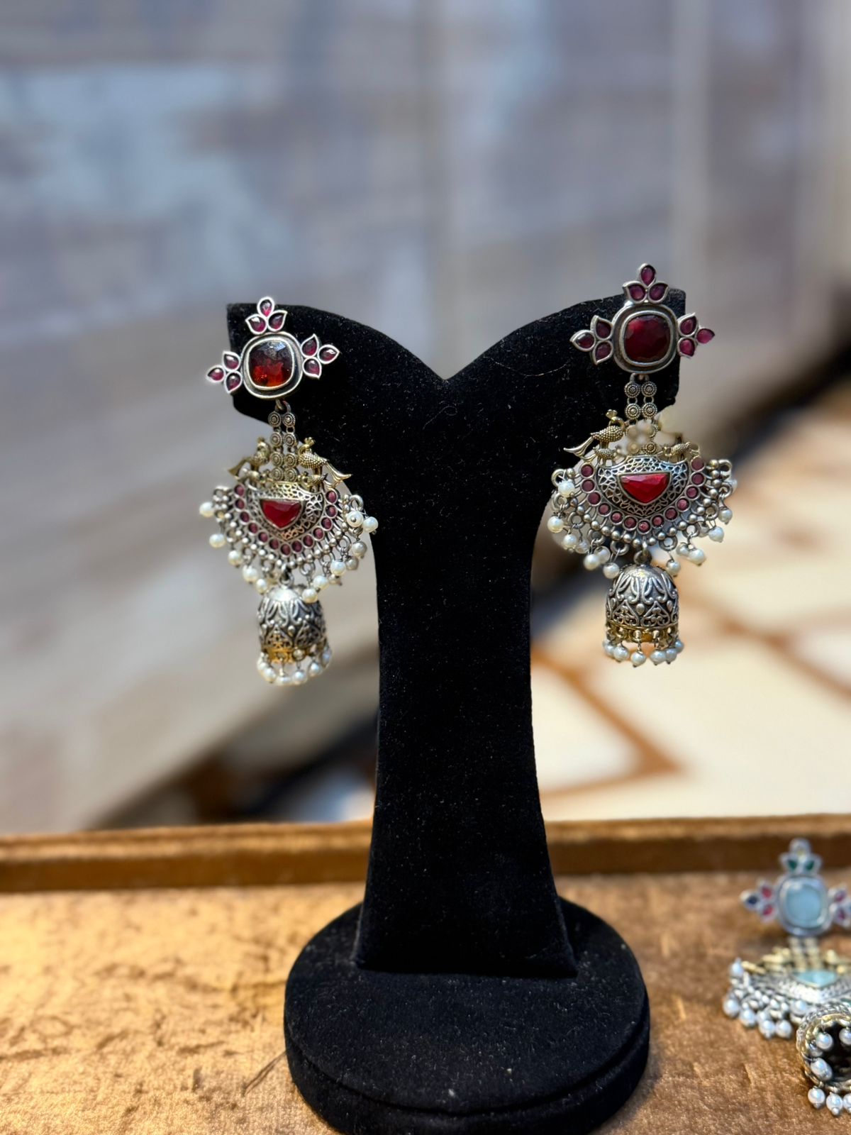 Stylish Silver Oxidized Trending EarRings_New Design 6