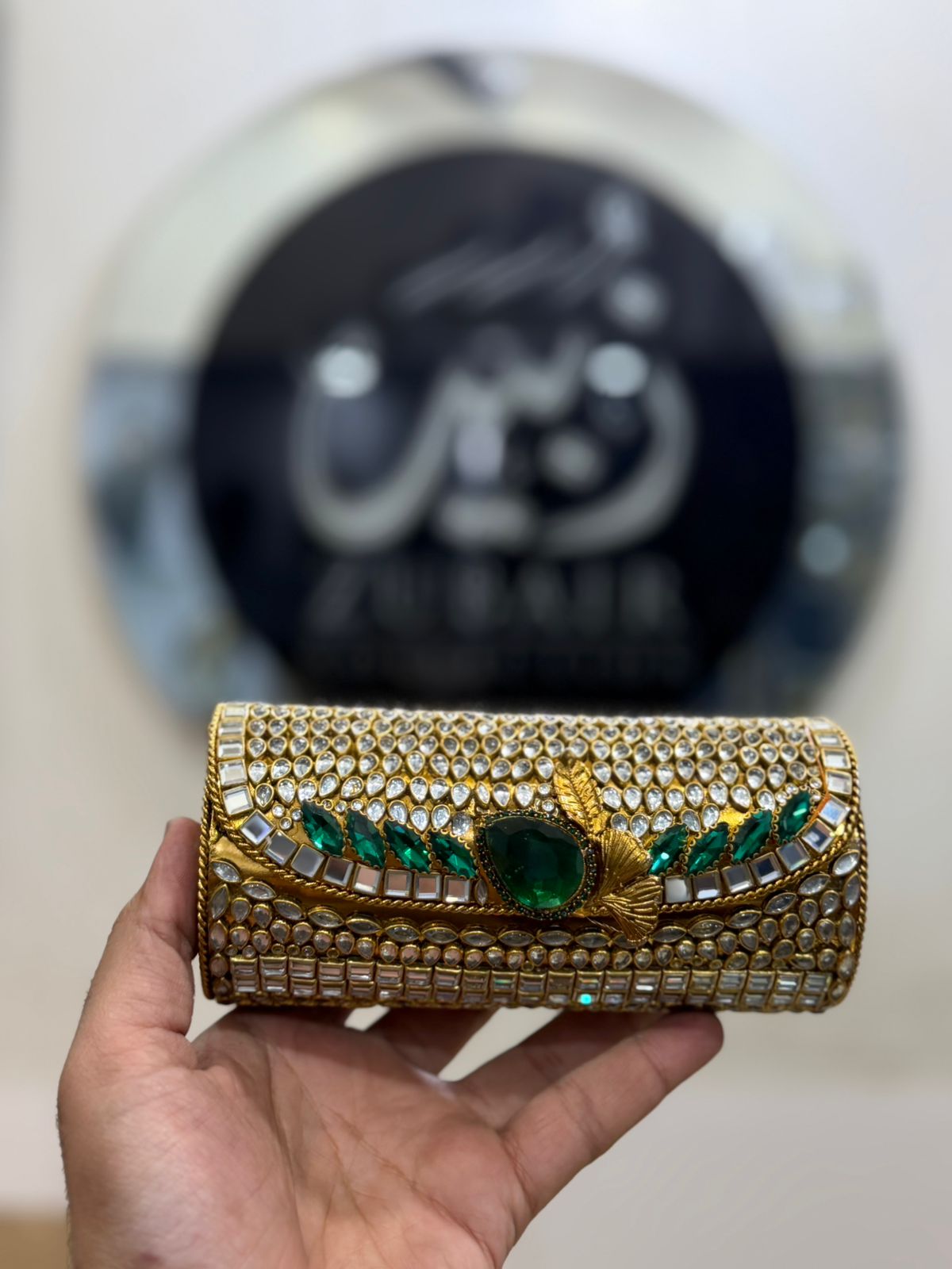 Turkish_Kundan Designer Large Dholki_Design 49