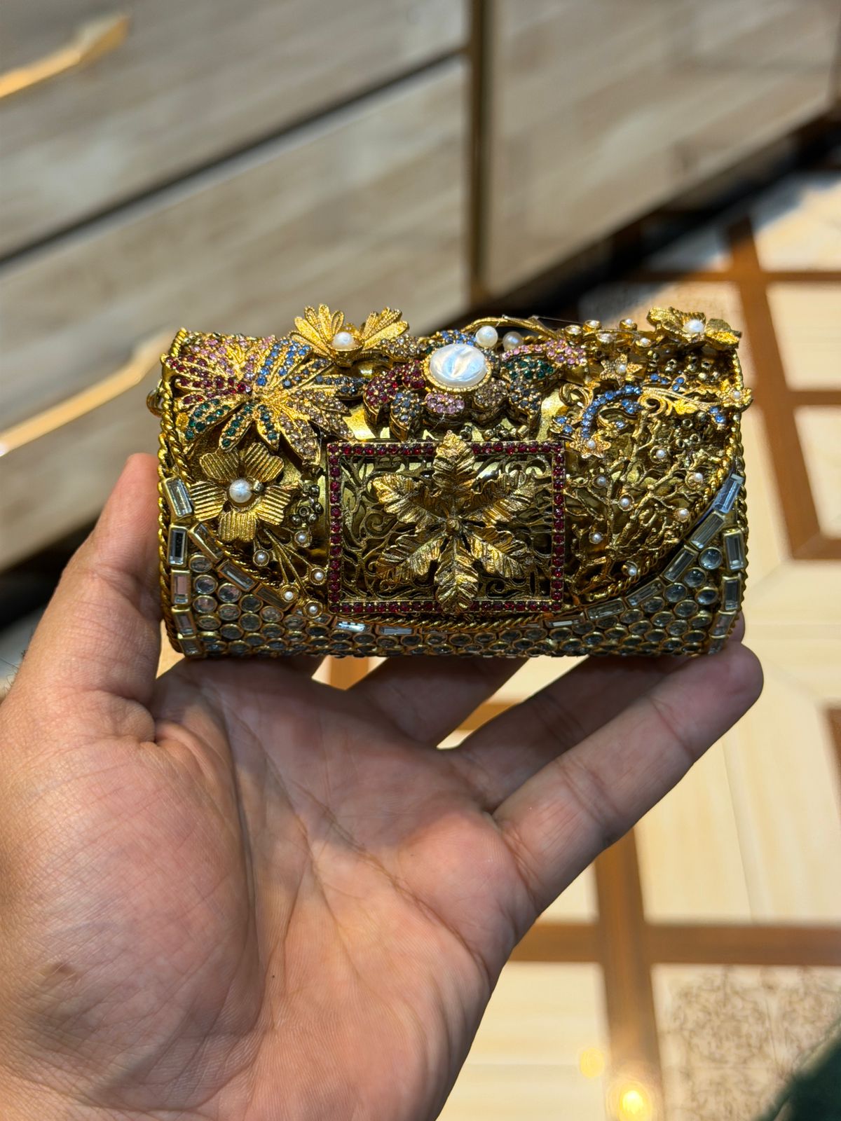 Turkish_Kundan Designer Clutch_New Design 18