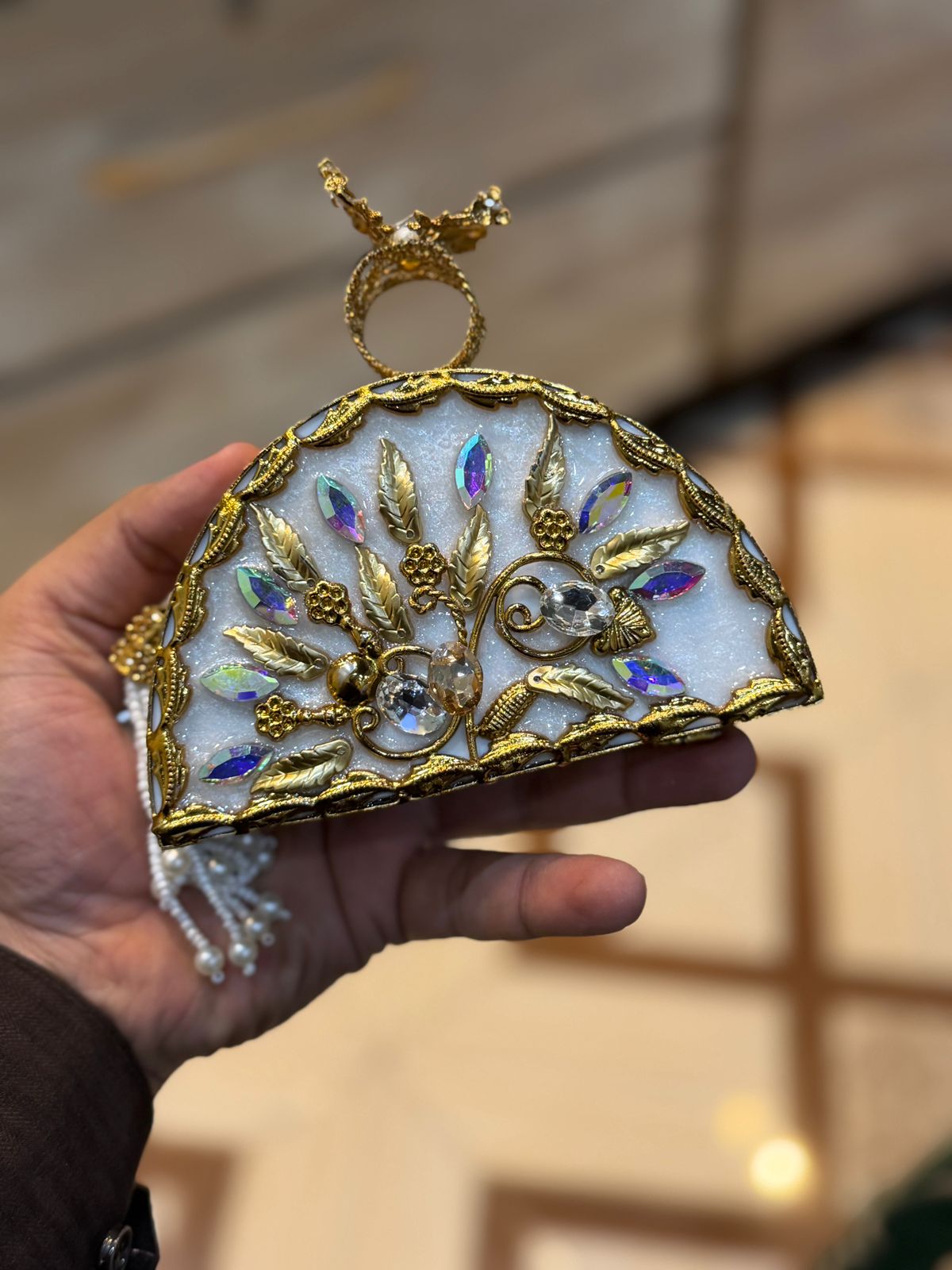 Turkish_Kundan Designer Clutch_New Design 27