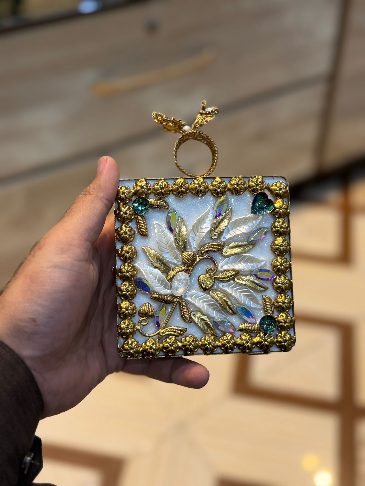 Turkish_Kundan Designer Clutch_New Design 46