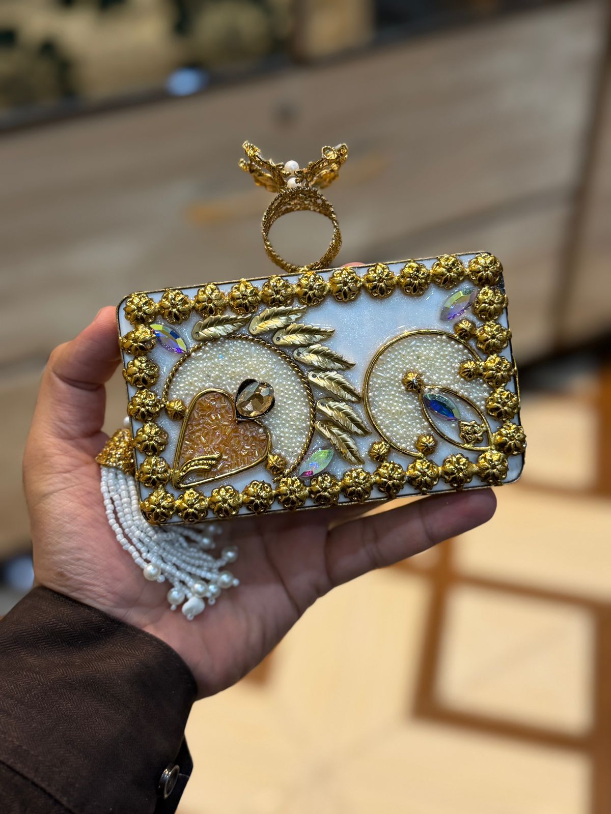 Turkish_Kundan Designer Clutch_New Design 48