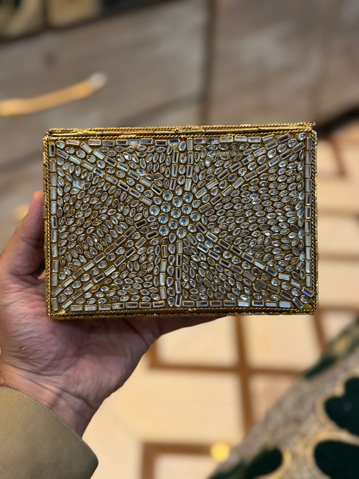 Turkish_Kundan Designer Clutch_New Design 2