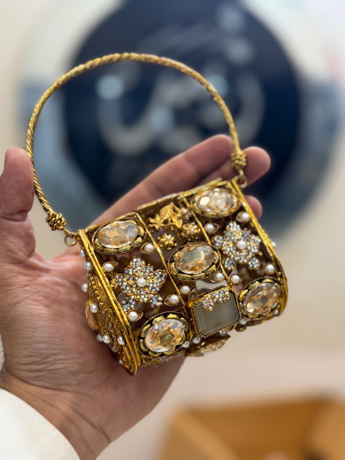 Stylish Turkish_Kundan Designer Clutch_New Design 22